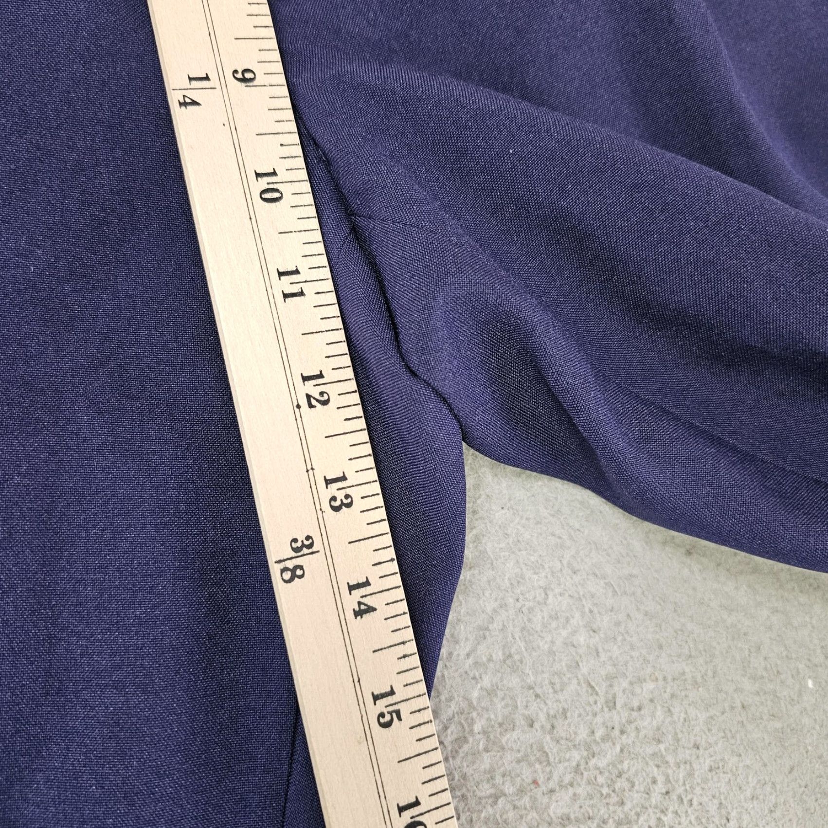 Geoffrey Beene VINTAGE Geoffrey Beene Pants Mens 38x28 Navy Dress Slacks Polyester Classic Size US 38 / EU 54 - 6 Thumbnail