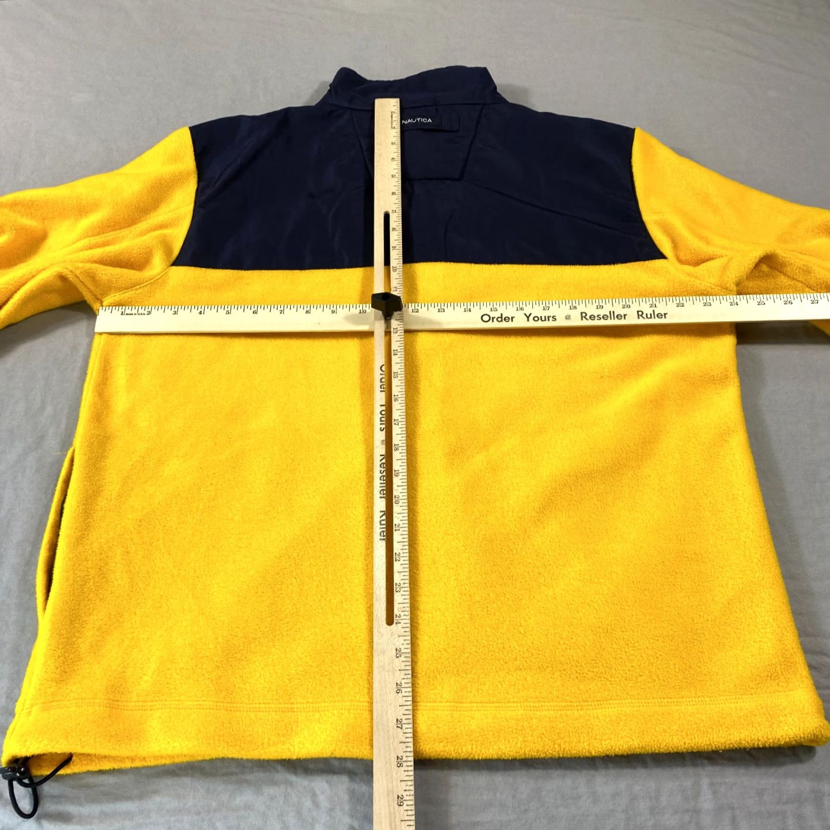 Nautica VINTAGE Nautica Jacket Medium Yellow Fleece Full Zip Sailing USA Made 90s Mens Size US M / EU 48-50 / 2 - 6 Thumbnail