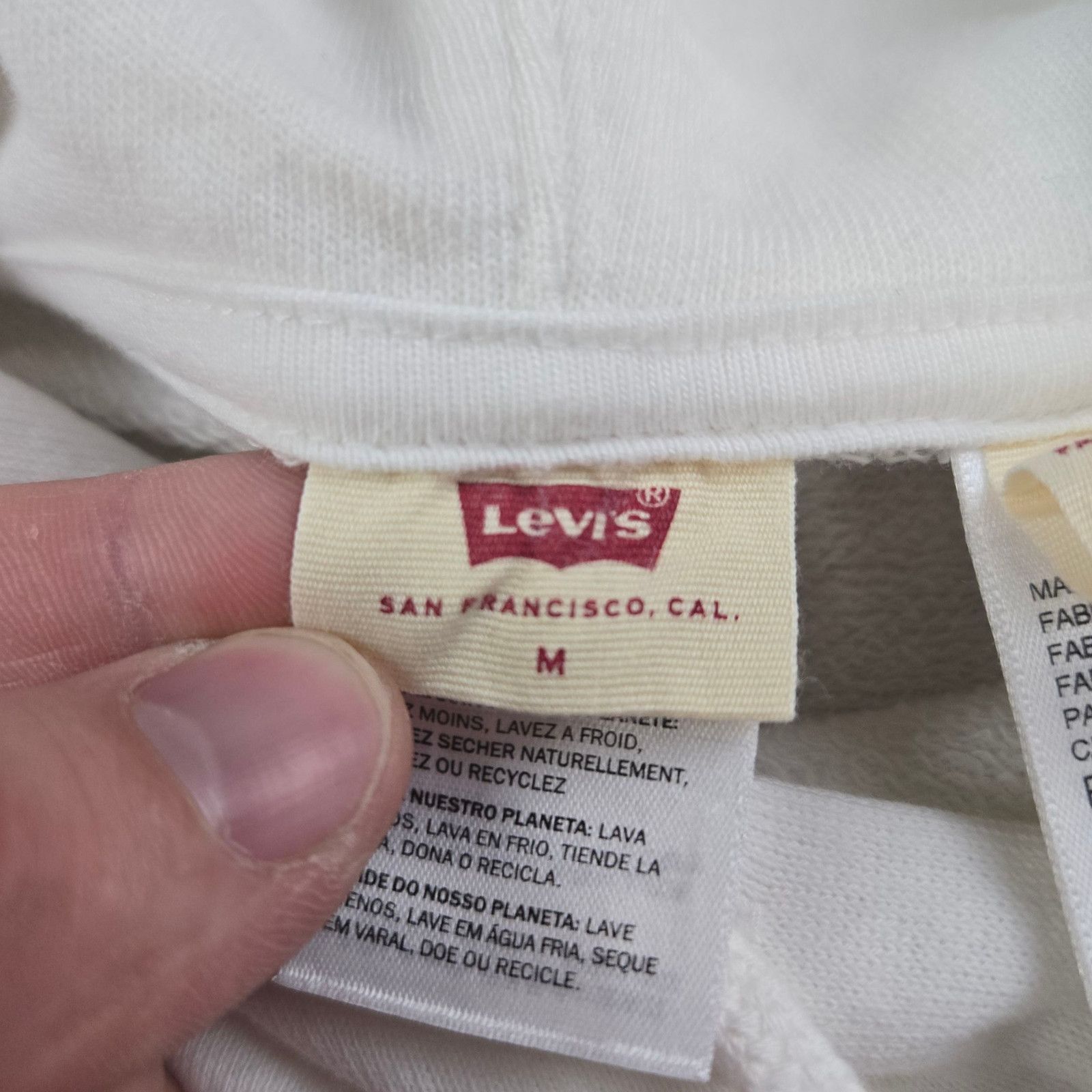 Levi's Levi’s White Cropped Graphic Hoodie California Size Medium Size M / US 6-8 / IT 42-44 - 8 Thumbnail