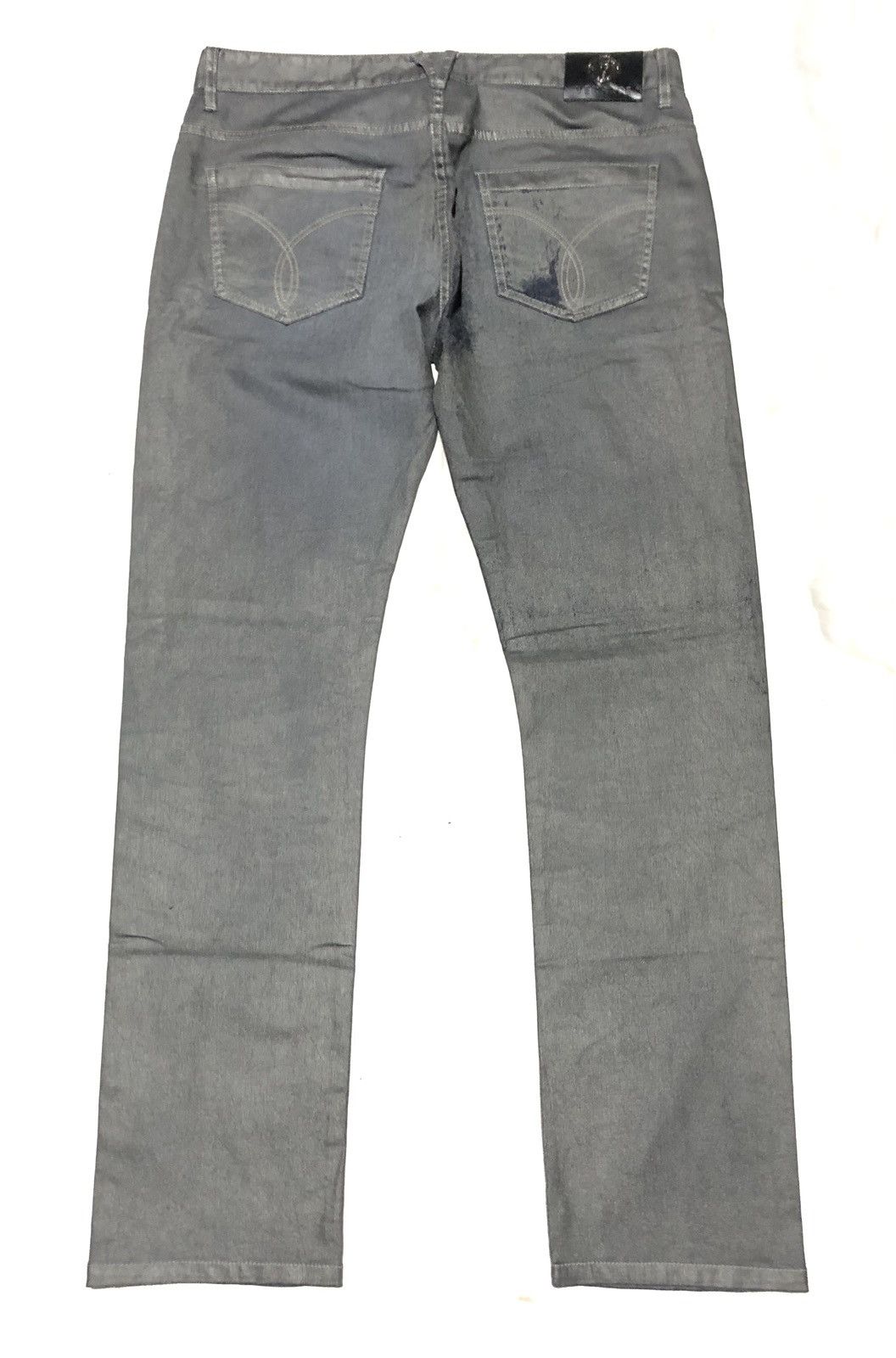 Versace GIANNI VERSACE SILVER WAXED COATED 3D LOGO Size US 34 / EU 50 - 8 Thumbnail