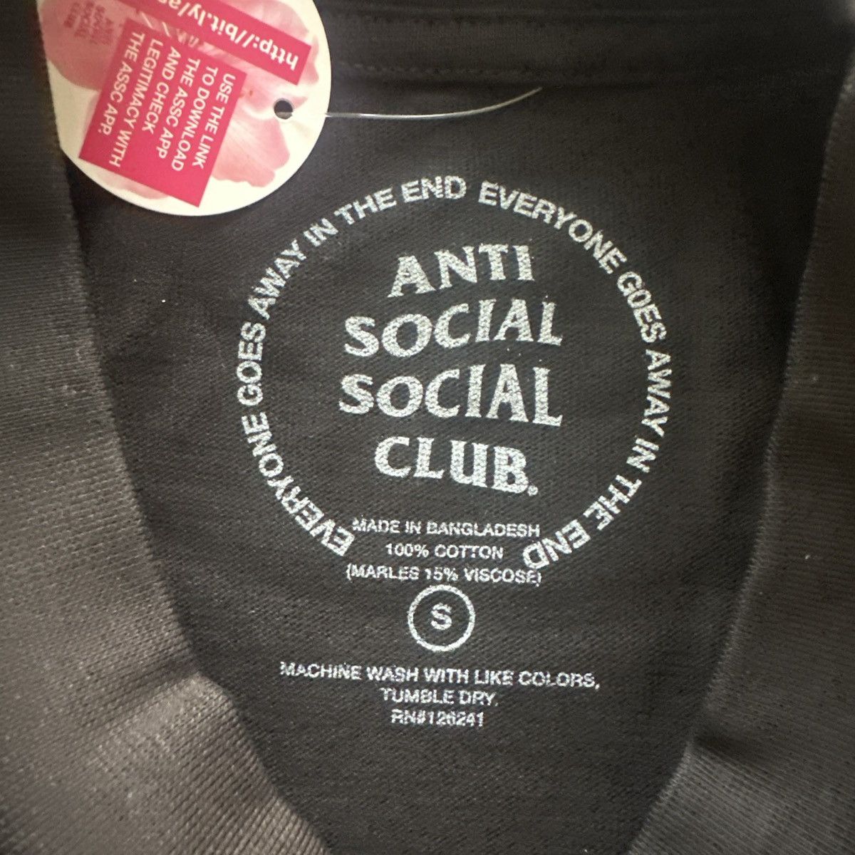 Anti Social Social Club Anti Social Social Club Koi Garden 3M Tee Black Men’s Medium Size US M / EU 48-50 / 2 - 3 Thumbnail