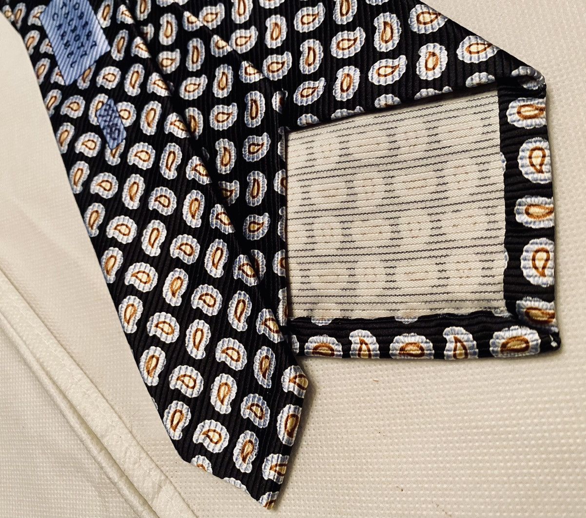Robert Talbott Robert Talbott 🇺🇸 Carmel LE Navy seven fold tie #33 of 40 NWT Size ONE SIZE - 10 Thumbnail