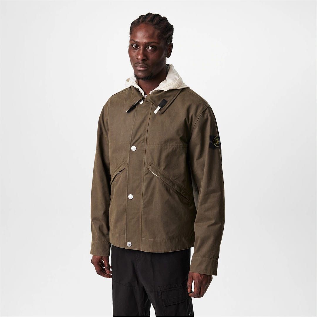 Stone Island o1g2r1mq0526 Military Long Sleeve Field Jacket in Brown Size US M / EU 48-50 / 2 - 3 Thumbnail