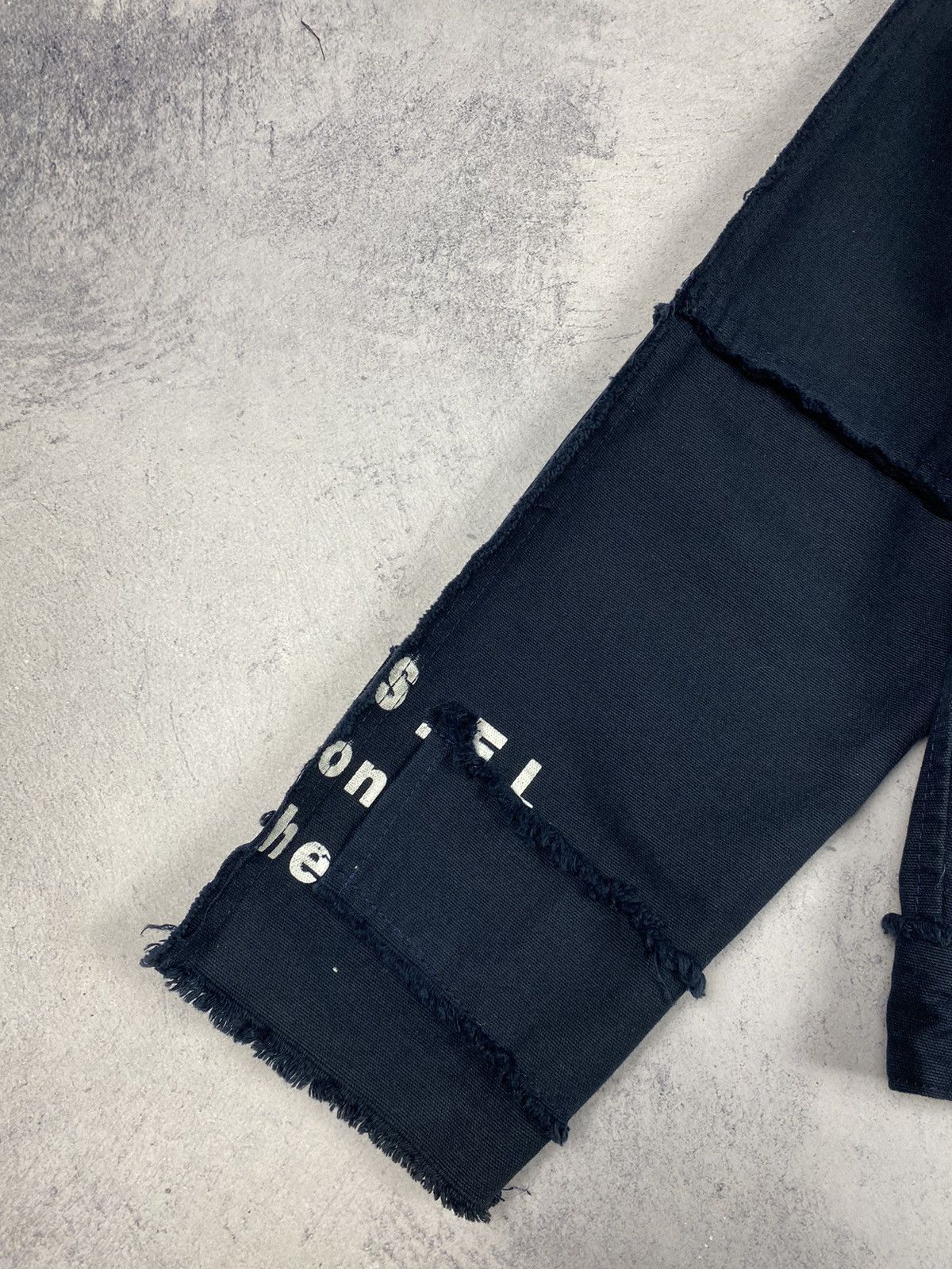 Designer × Diesel × Vintage Vintage 00s Diesel Avant Garde Denim Jacket Size US M / EU 48-50 / 2 - 9 Thumbnail
