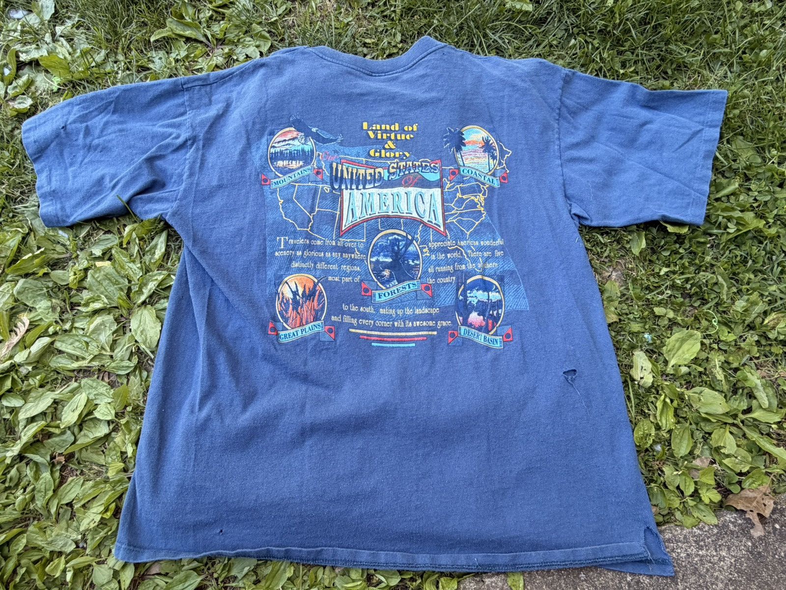 Vintage VTG Oklahoma Single Stitch tee Size XL Size US XL / EU 56 / 4 - 1 Thumbnail