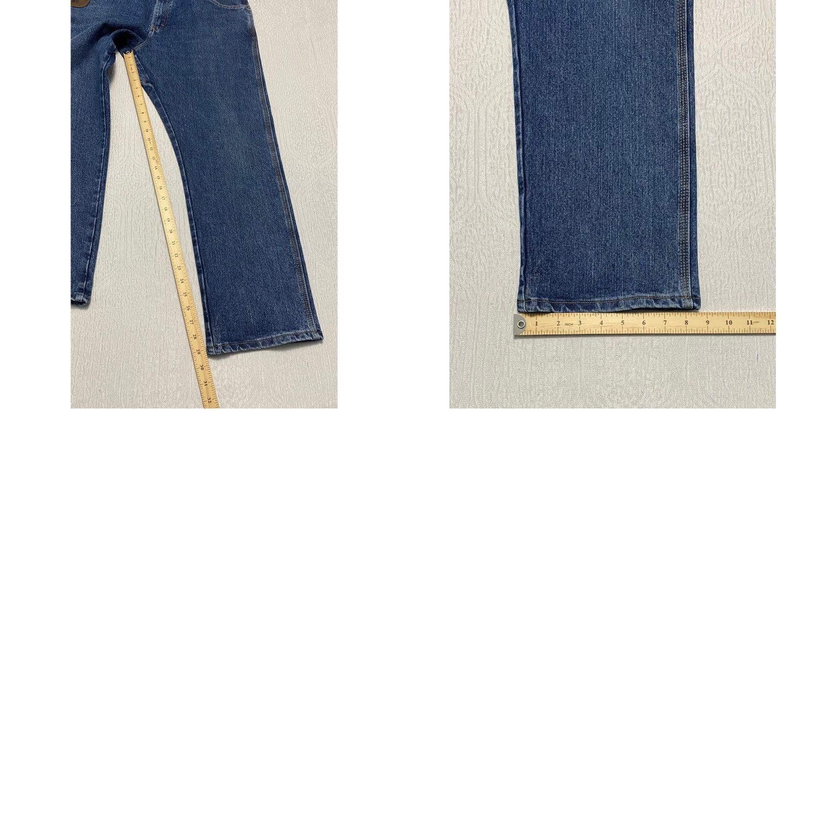 Wrangler VINTAGE Wrangler Riggs Workwear Men's Jeans 36×30 Blue Straight Advanced Comfort Size US 36 / EU 52 - 8 Thumbnail