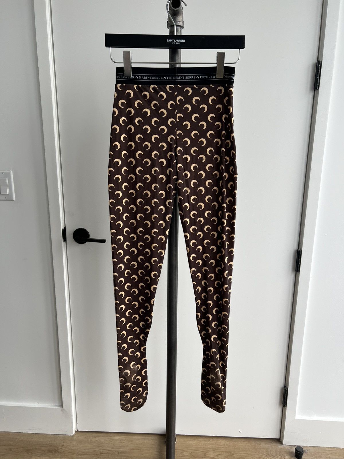 Marine Serre Moon Print Tights Size 26" / US 2 / IT 38 - 3 Thumbnail
