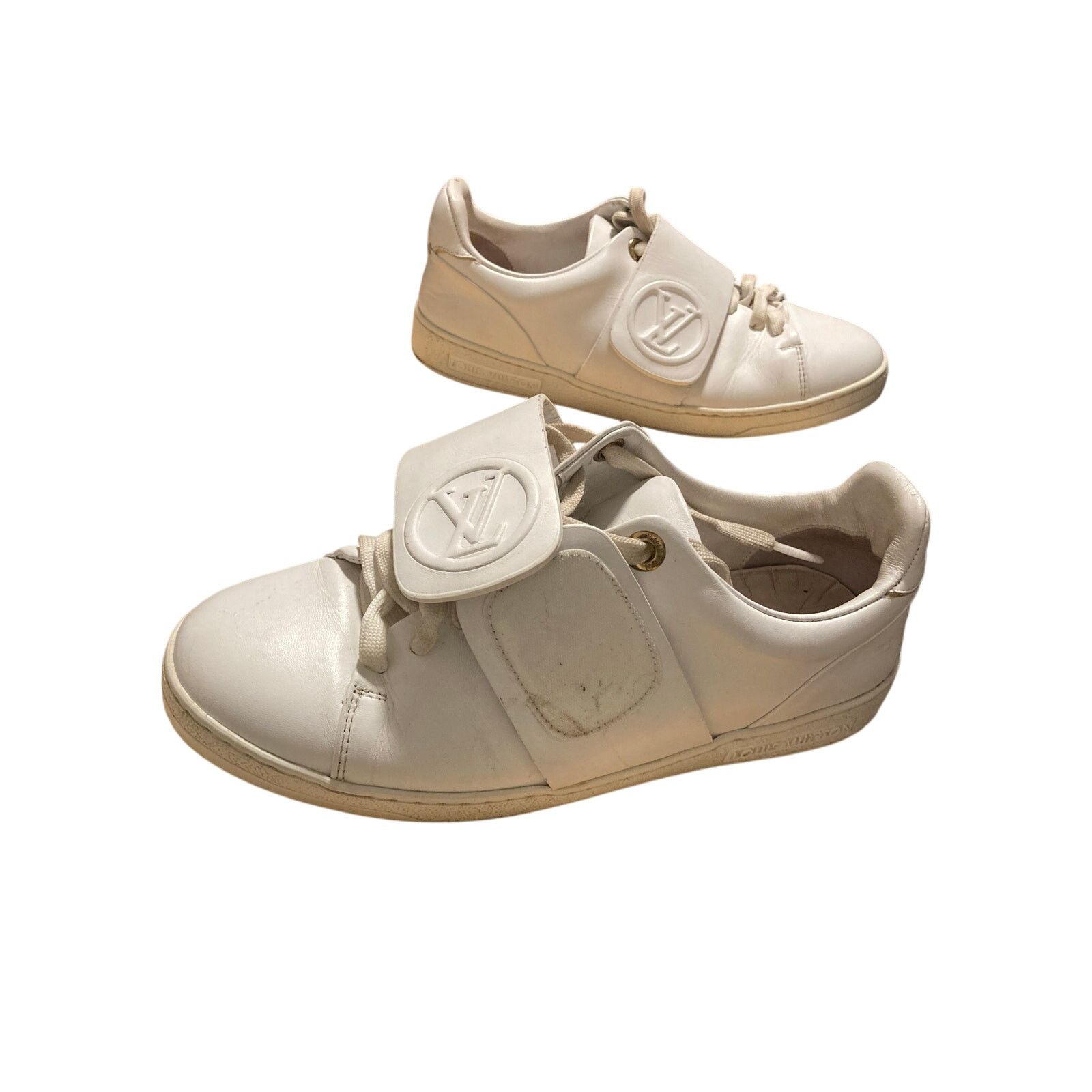 Louis Vuitton White Louis Vuitton Frontrow Sneakers Women's US 6 EU 36.5 Size US 6 / IT 36 - 9 Thumbnail