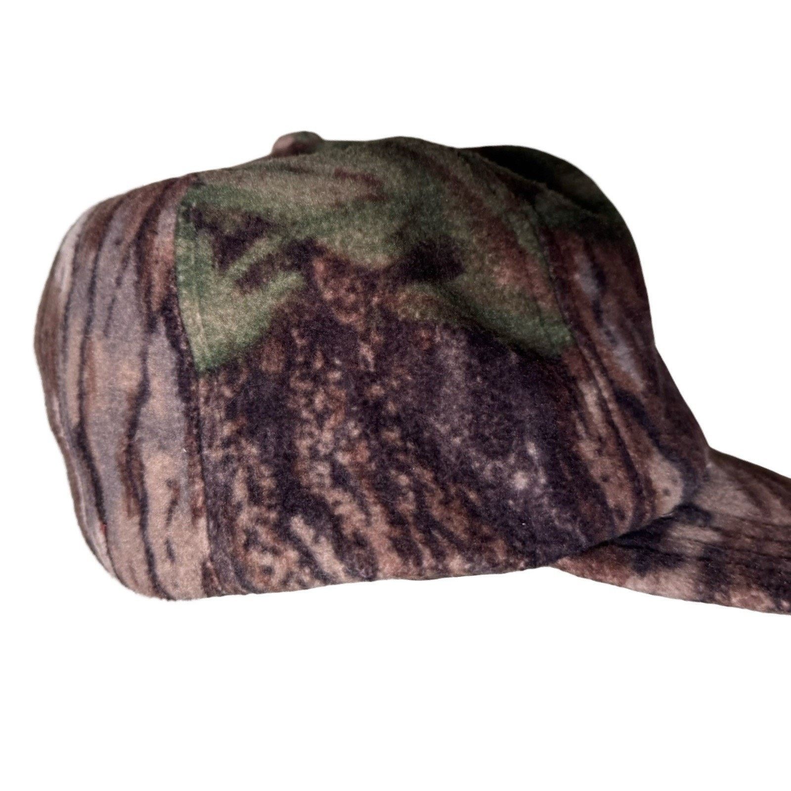 Realtree Vintage Realtree Fleece Hat Mens Size M Tre Bark Camo USA Size ONE SIZE - 5 Thumbnail