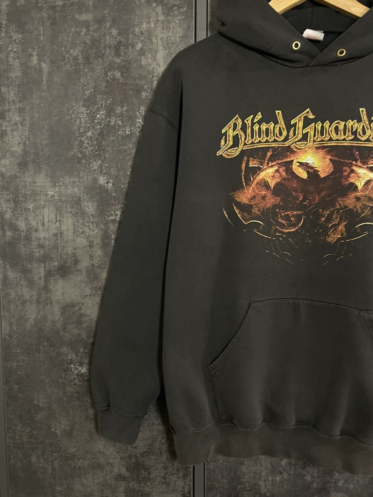 Vintage Vintage Blind Guardian Faded Hoodie Rock Oasis Deftones COF Size US L / EU 52-54 / 3 - 5 Thumbnail