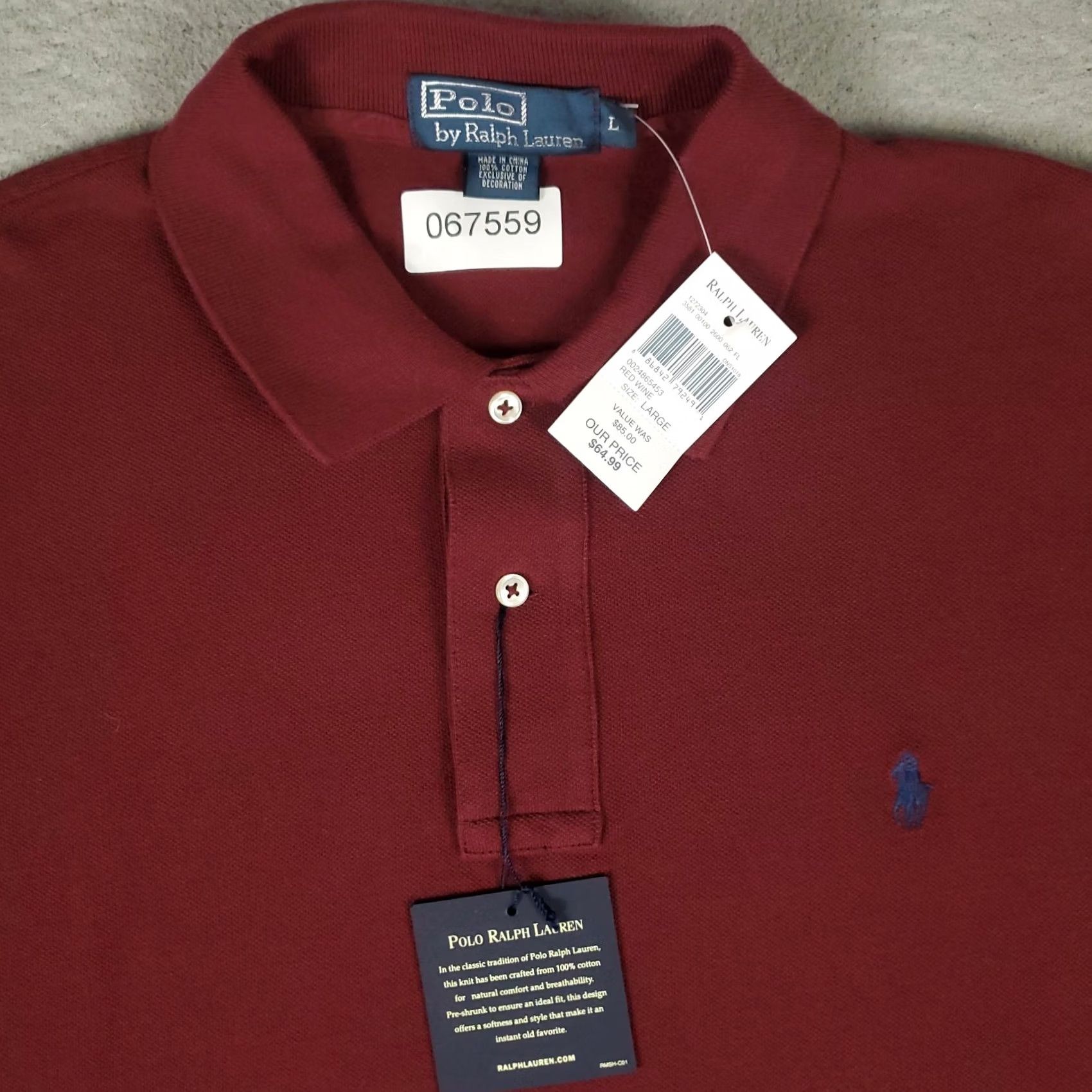 Ralph Lauren Ralph Lauren Polo Shirt Mens Large Red Pony Casual Short Sleeve Size US L / EU 52-54 / 3 - 2 Thumbnail