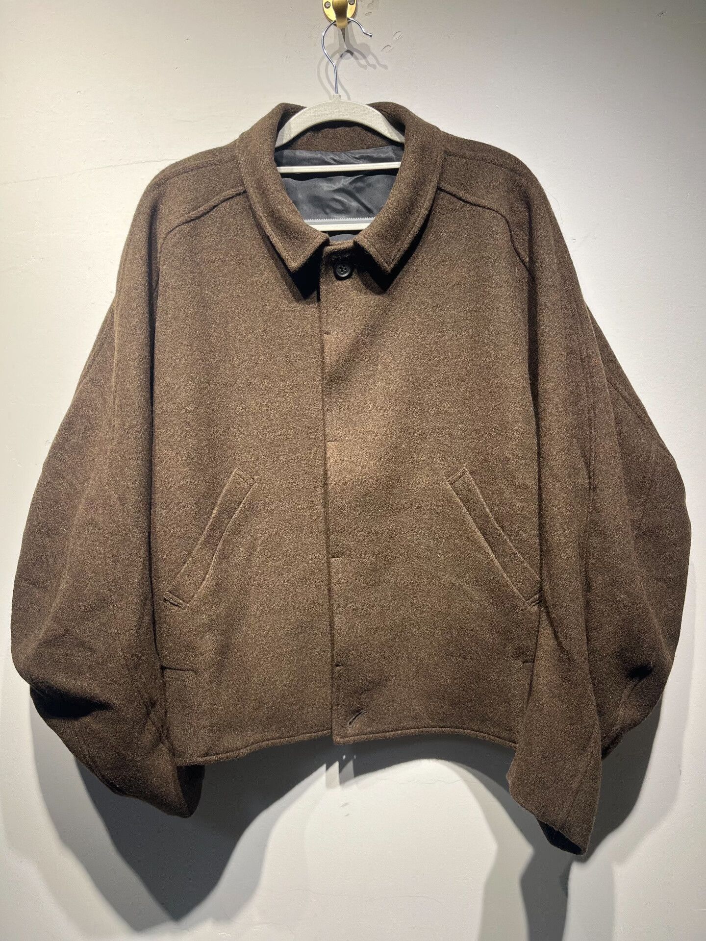 Acne Studios Acne Studios Printed Graphic Brown Light Jacket S Men Size US S / EU 44-46 / 1 - 1 Thumbnail