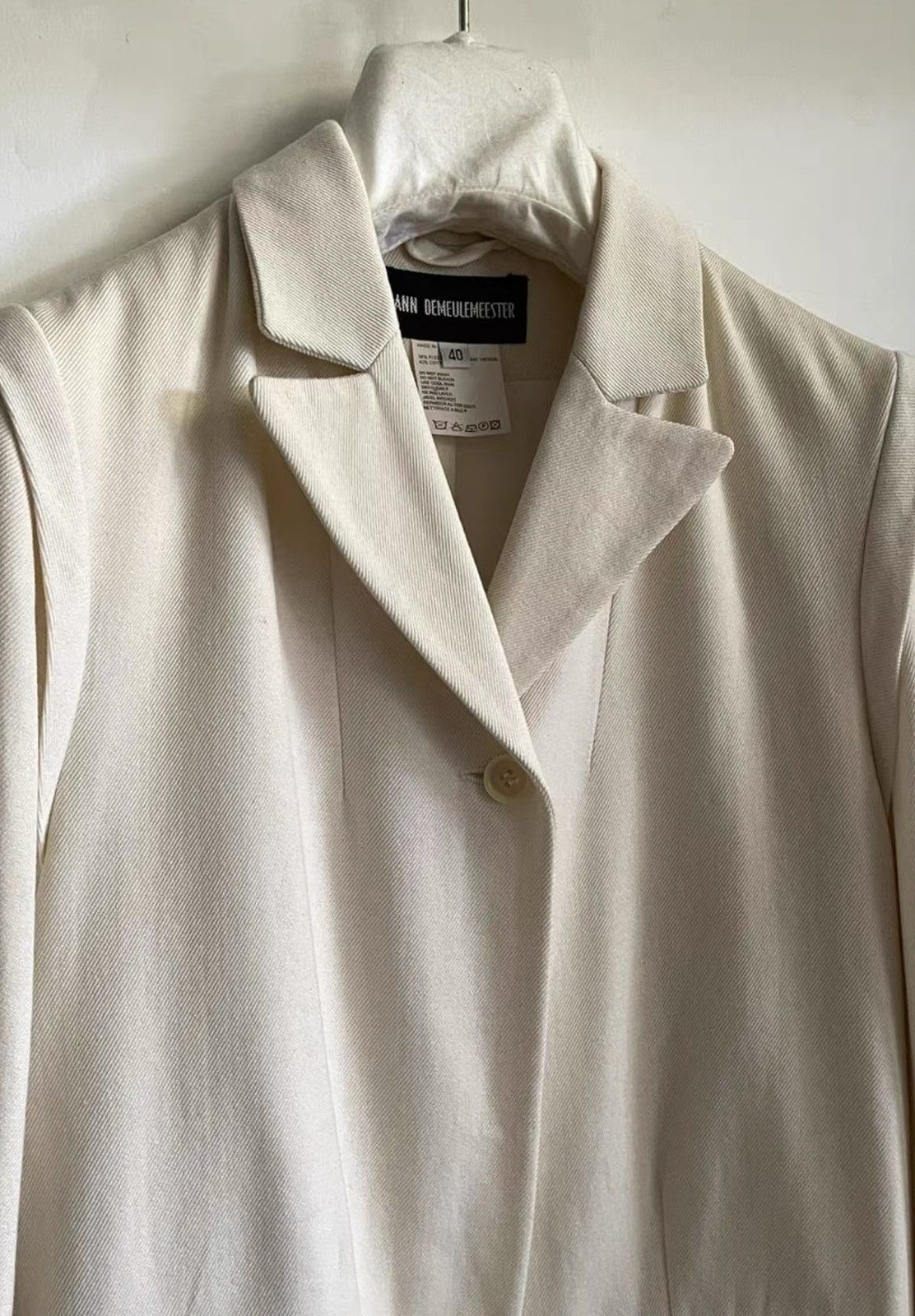 Ann Demeulemeester Ann Demeulemeester｜07aw Rust Hoop Wool Suit Size M / US 6-8 / IT 42-44 - 3 Thumbnail
