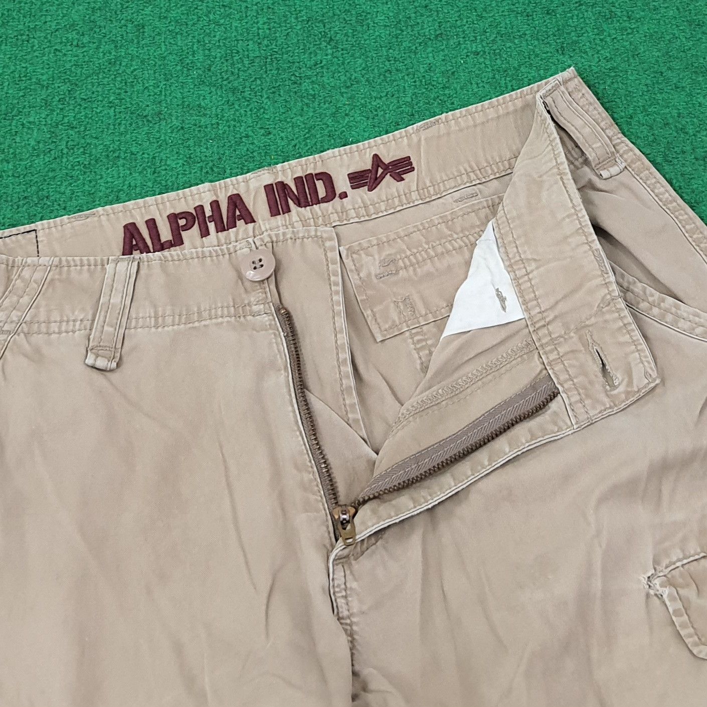 Alpha Industries Vintage Alpha Industries Cargo Pants C244N4 Size US 31 - 6 Thumbnail
