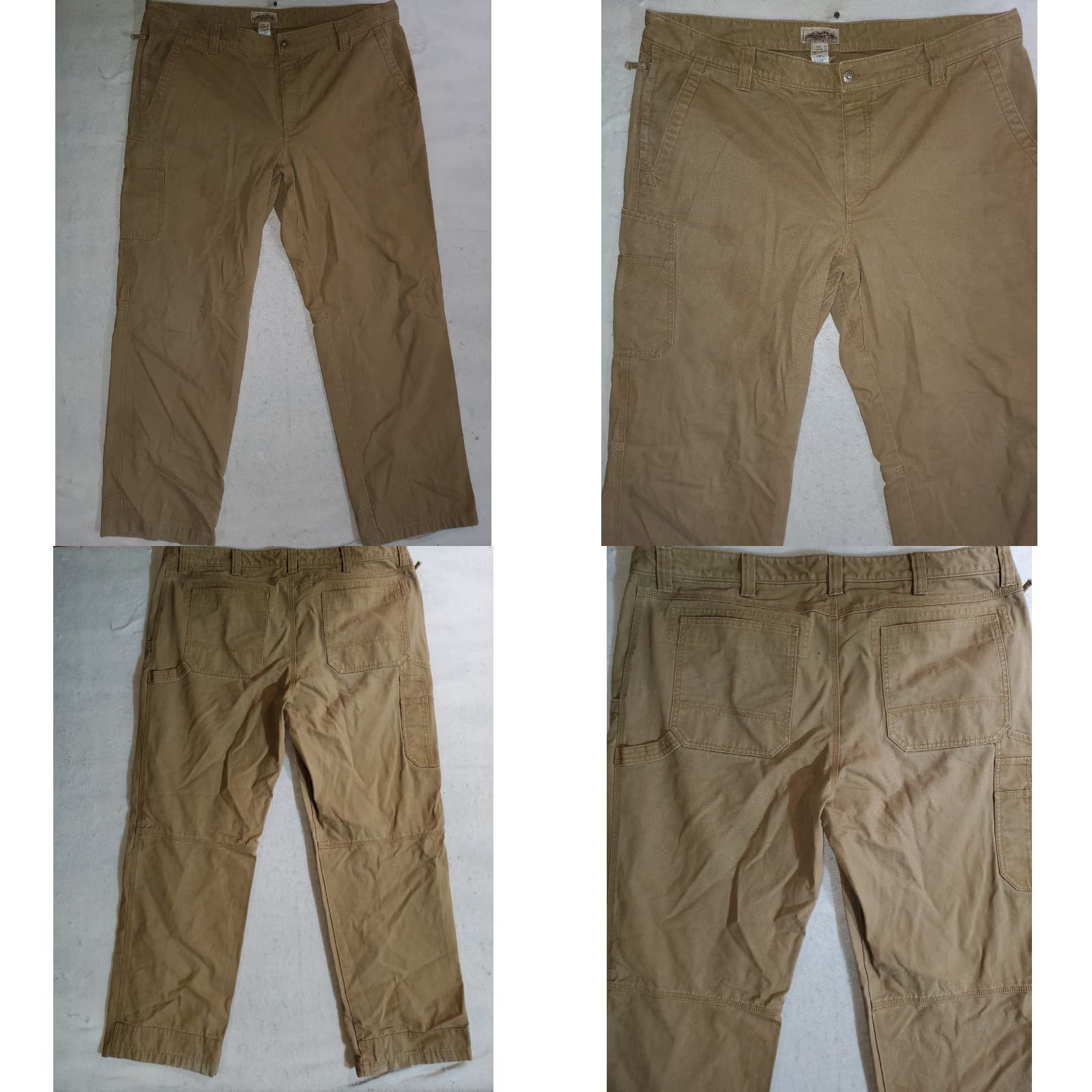 Vintage VINTAGE LL Bean Katahdin Iron Works Pants Mens Sz 42x34 Heavy Work Cargo Style Size US 42 / EU 58 - 8 Thumbnail
