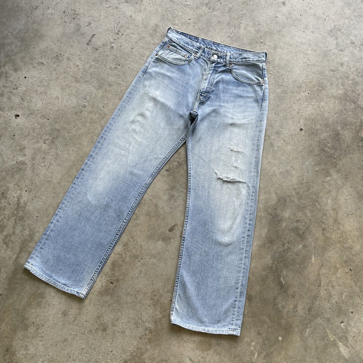 Levi's Vintage Levi’s 534 LightWash Faded Jeans Distressed Pants Size US 30 / EU 46 - 2 Thumbnail