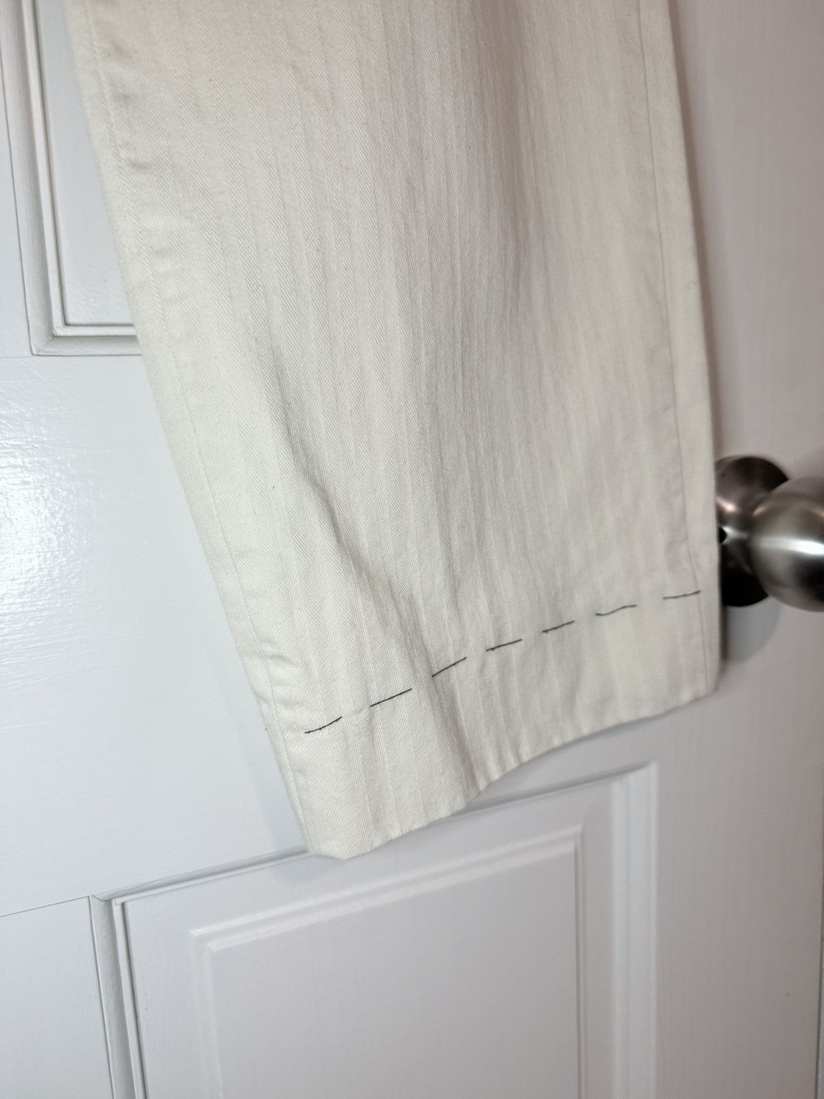 Maison Margiela Tailored Trousers Ivory AW21 Size 48S - 3 Thumbnail