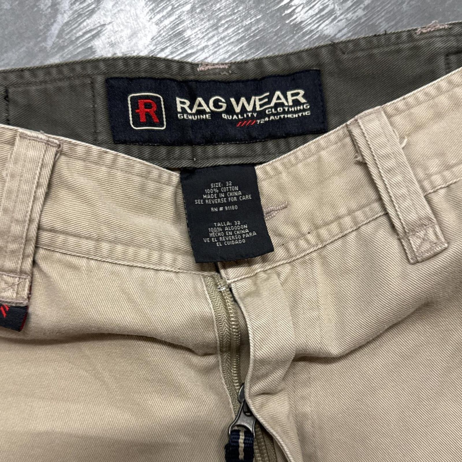 Vintage Vintage RagWear Baggy Double Knee Cargo Tactical Jean Pants Size US 32 / EU 48 - 3 Thumbnail