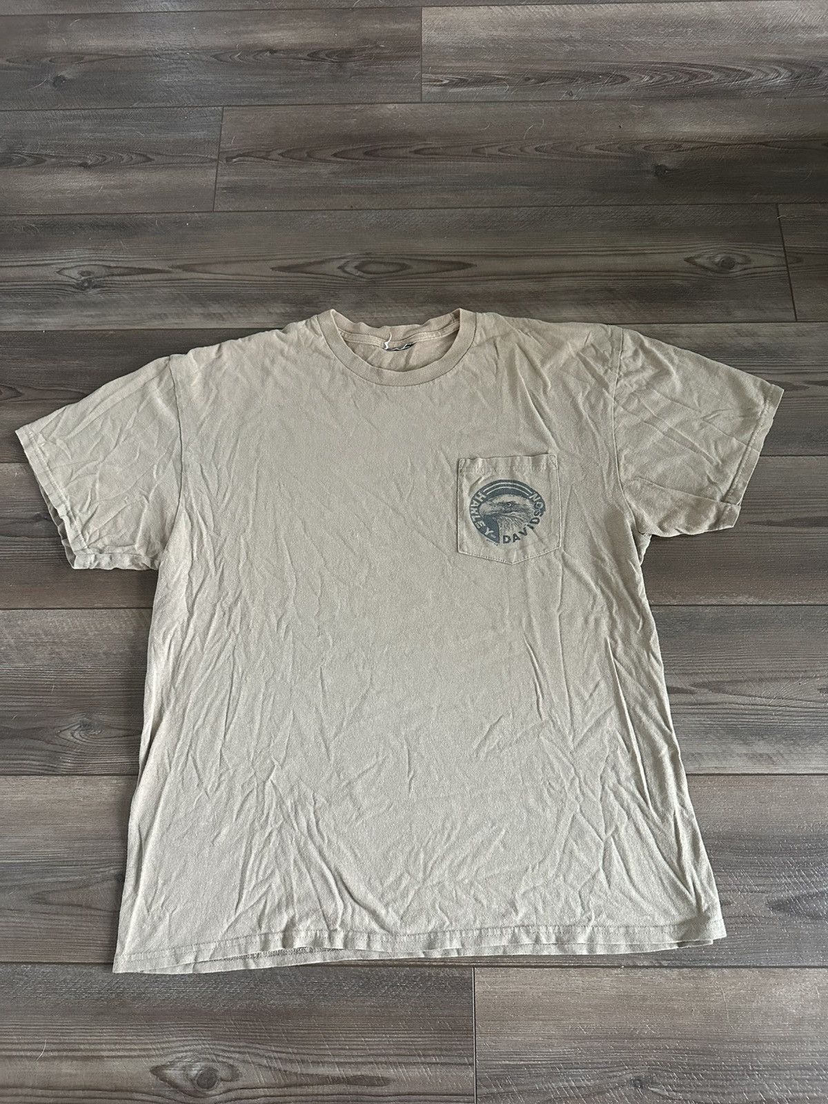Harley Davidson × Vintage Vintage Y2K Harley-Davidson Worth Kansas City, Mo Eagle Tee Size US L / EU 52-54 / 3 - 2 Thumbnail