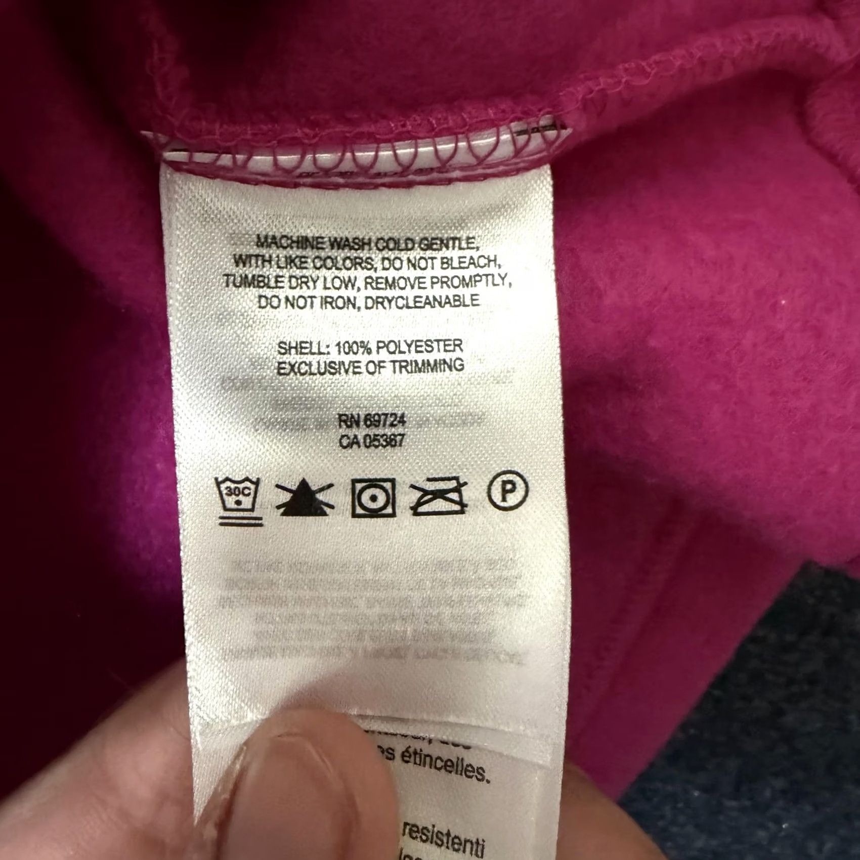 Pinko Columbia Fleece Jacket Womens XL Pink Full Zip Interchange Collared Pockets Jacket/Coat Short Sleeve? Size XL / US 12-14 / IT 48-50 - 4 Thumbnail