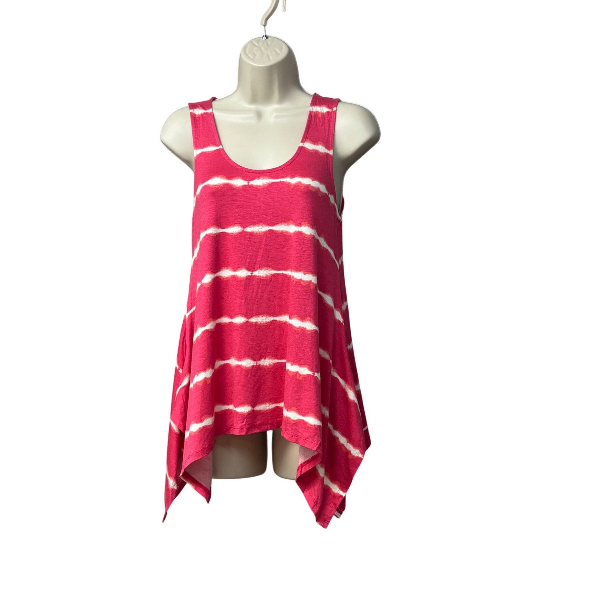 Other Ultra Flirt Junior’s Sharkbite Handkerchief Tank Top, Warm Size S / US 4 / IT 40 - 2 Thumbnail