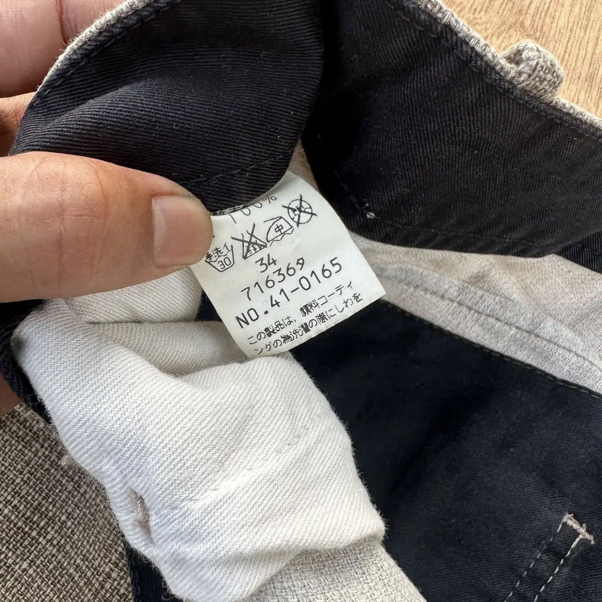 Garment Project × Japanese Brand × Vintage SICKS💥VINTAGE JOHNBULL W34L32 DONUT BUTTON HEMP COTTON PANT Size US 34 / EU 50 - 9 Thumbnail