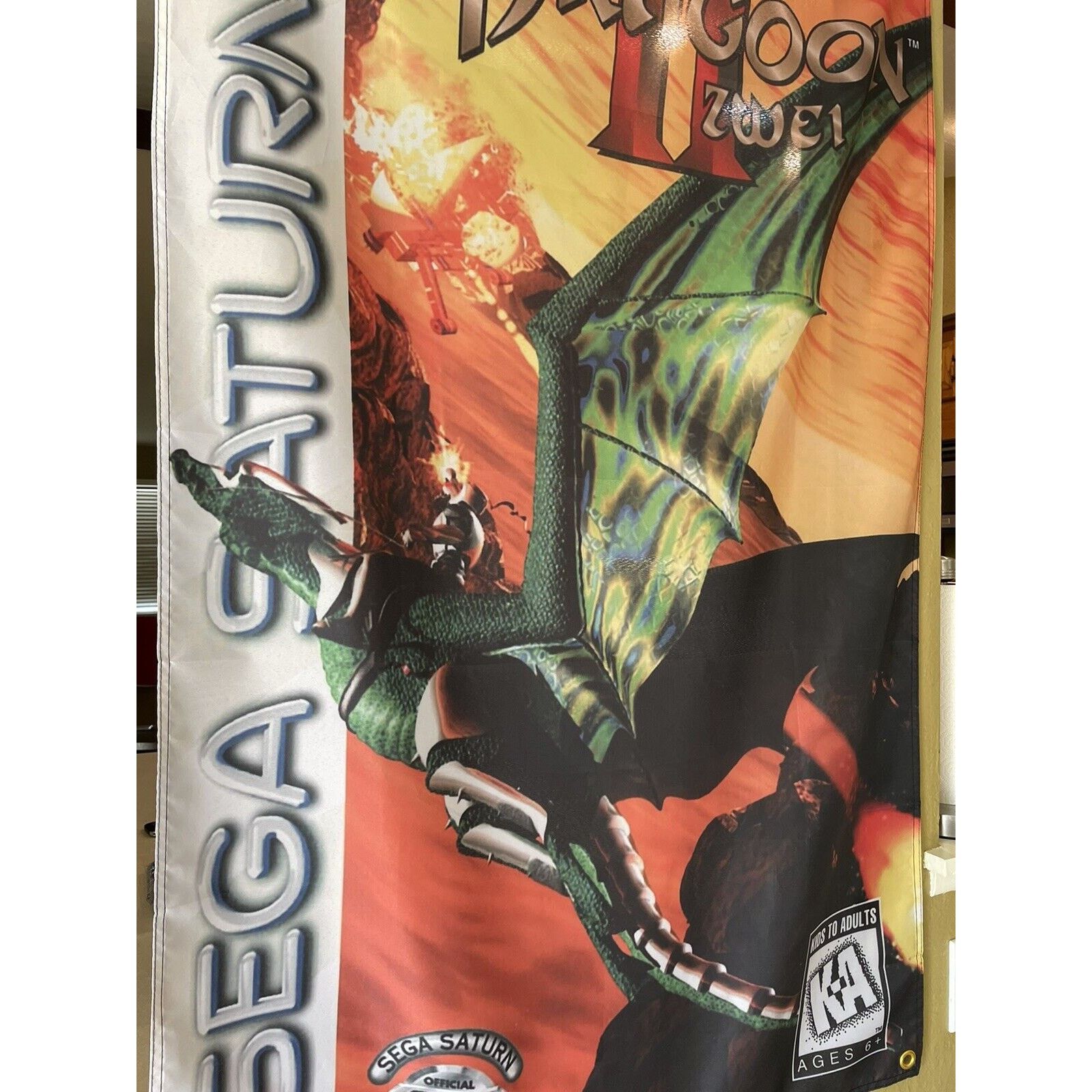Other Panzer Dragoon II Zwei 5ft Flag Sega Saturn 1996 Poster Size ONE SIZE - 3 Thumbnail