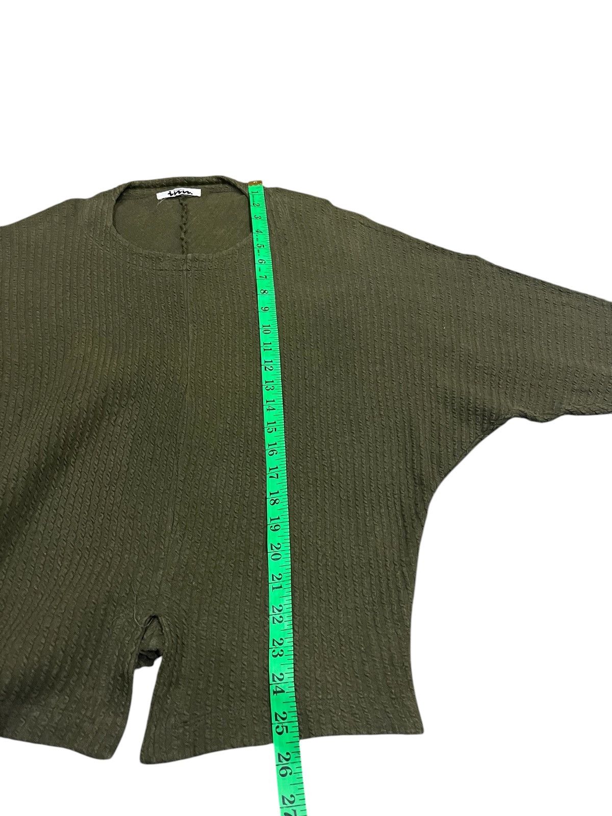 Issey Miyake vintage plantation by issey miyake batwing knit top green Size M / US 6-8 / IT 42-44 - 9 Thumbnail