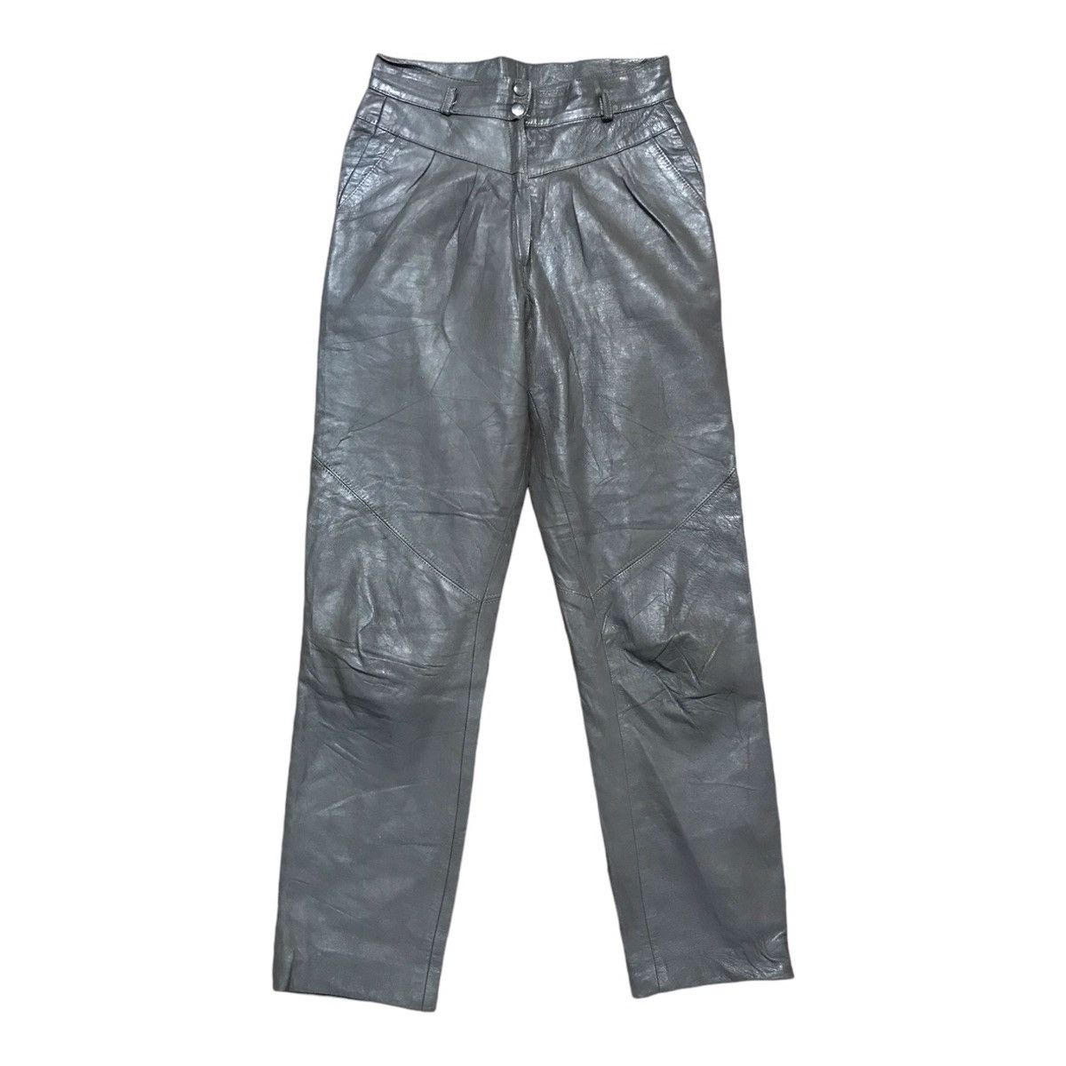 Leather × Other Echtes Leder Real leather Pant Size 24" / US 00 / IT 34 - 2 Thumbnail