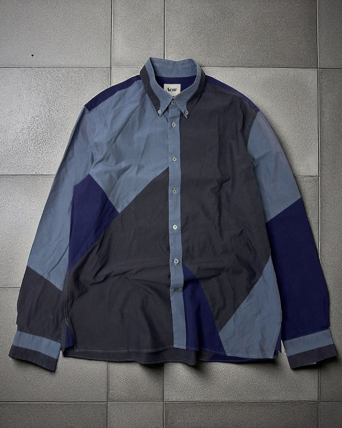 Acne Studios patchwork shirt luxury designer old money swag
