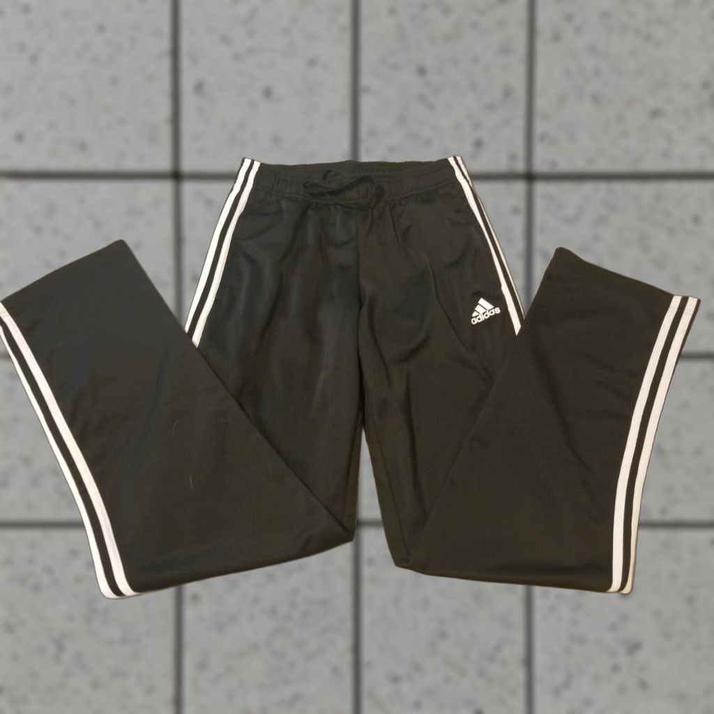 Adidas adidas Pants Mens S Small Black Athletic Gym Workout Jogger Size US 29 - 1 Thumbnail
