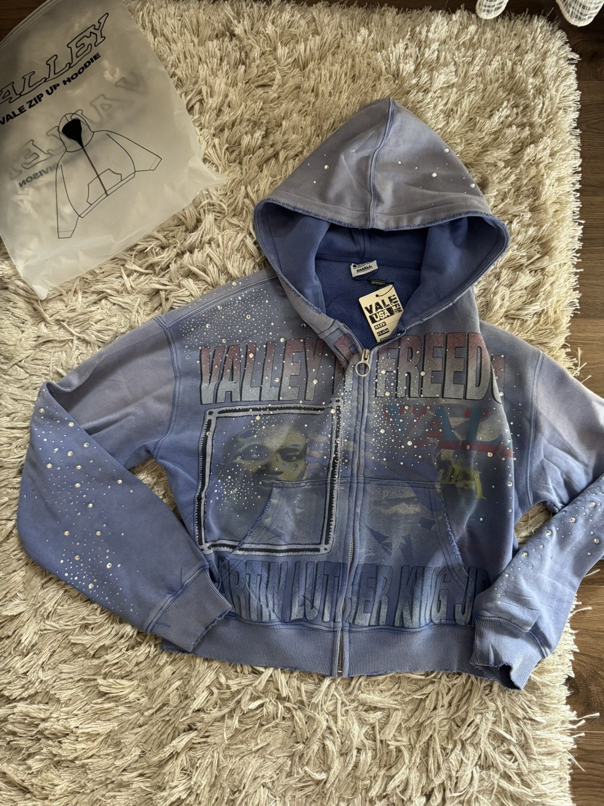 Vale Vale Freedom Blue Zip Up Size US S / EU 44-46 / 1 - 1 Thumbnail