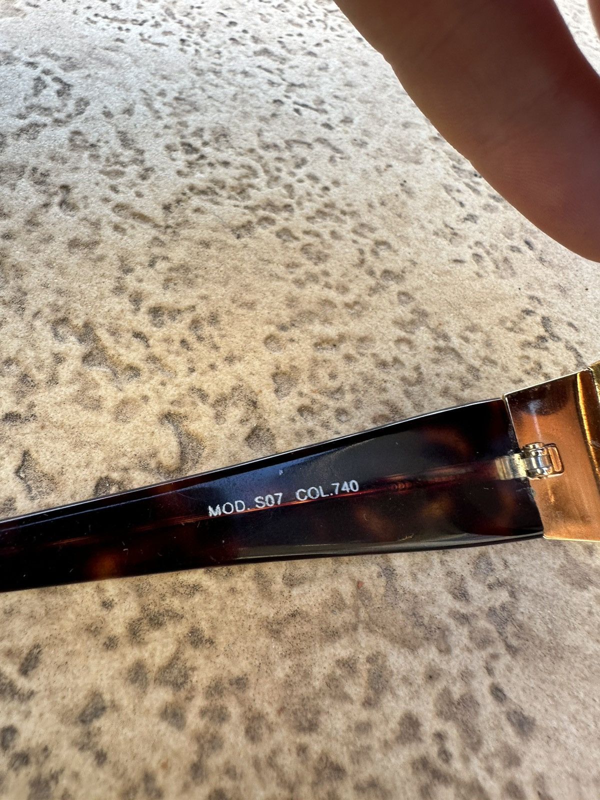 Versace × Vintage Gianni Versace Sunglasses Vintage mod. S07 col. 740 Size ONE SIZE - 7 Thumbnail