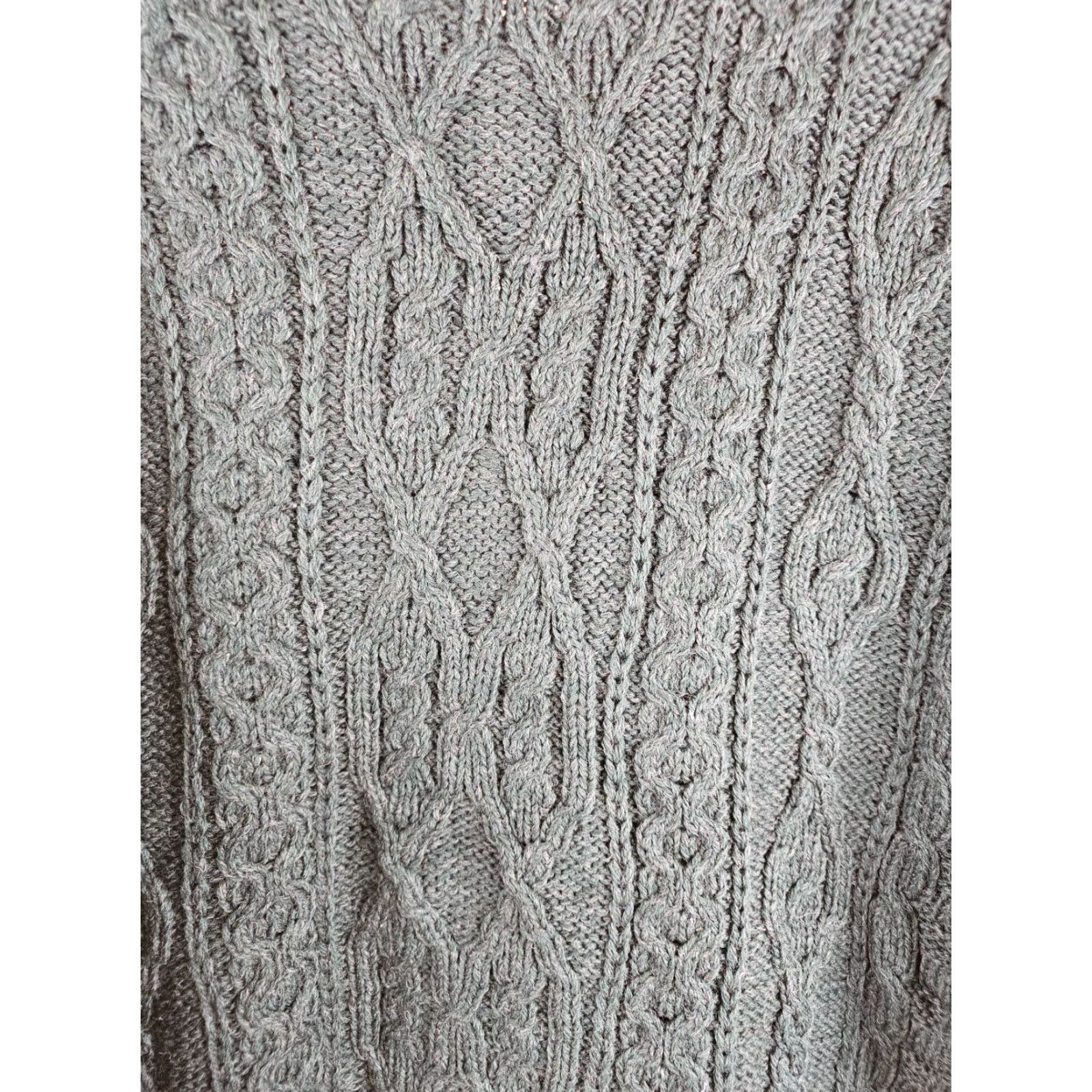Vintage VINTAGE ARAN CRAFTS IRELAND GREEN CABLE WOOL SWEATER 2XL NWT Mens Pullover Size XXLARGE XS? Size US XXL / EU 58 / 5 - 7 Thumbnail