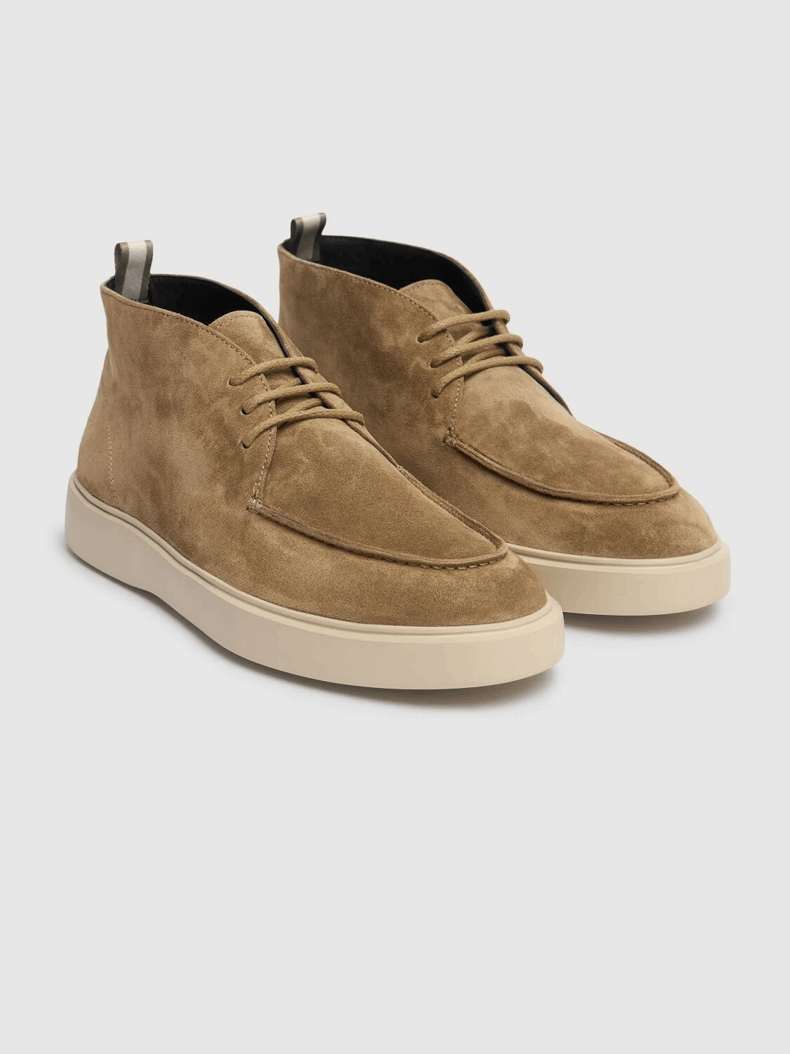Officine Creative OFFICINE CREATIVE Frame Beige Suede Boots New & Authentic Size US 12 / EU 45 - 2 Thumbnail
