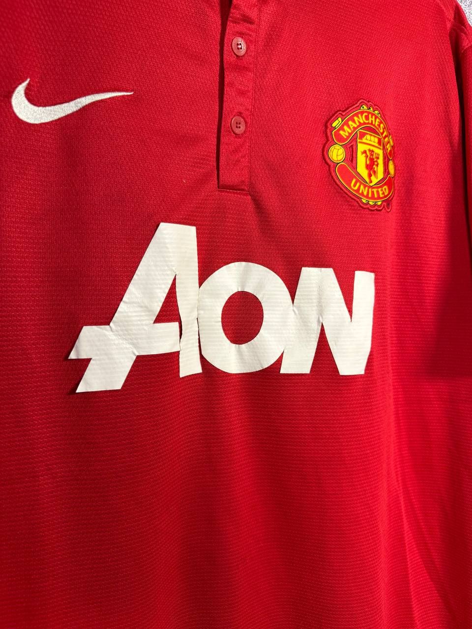 Nike Vintage Manchester United 2013/14 Nike Soccer Jersey Size US XL / EU 56 / 4 - 10 Thumbnail