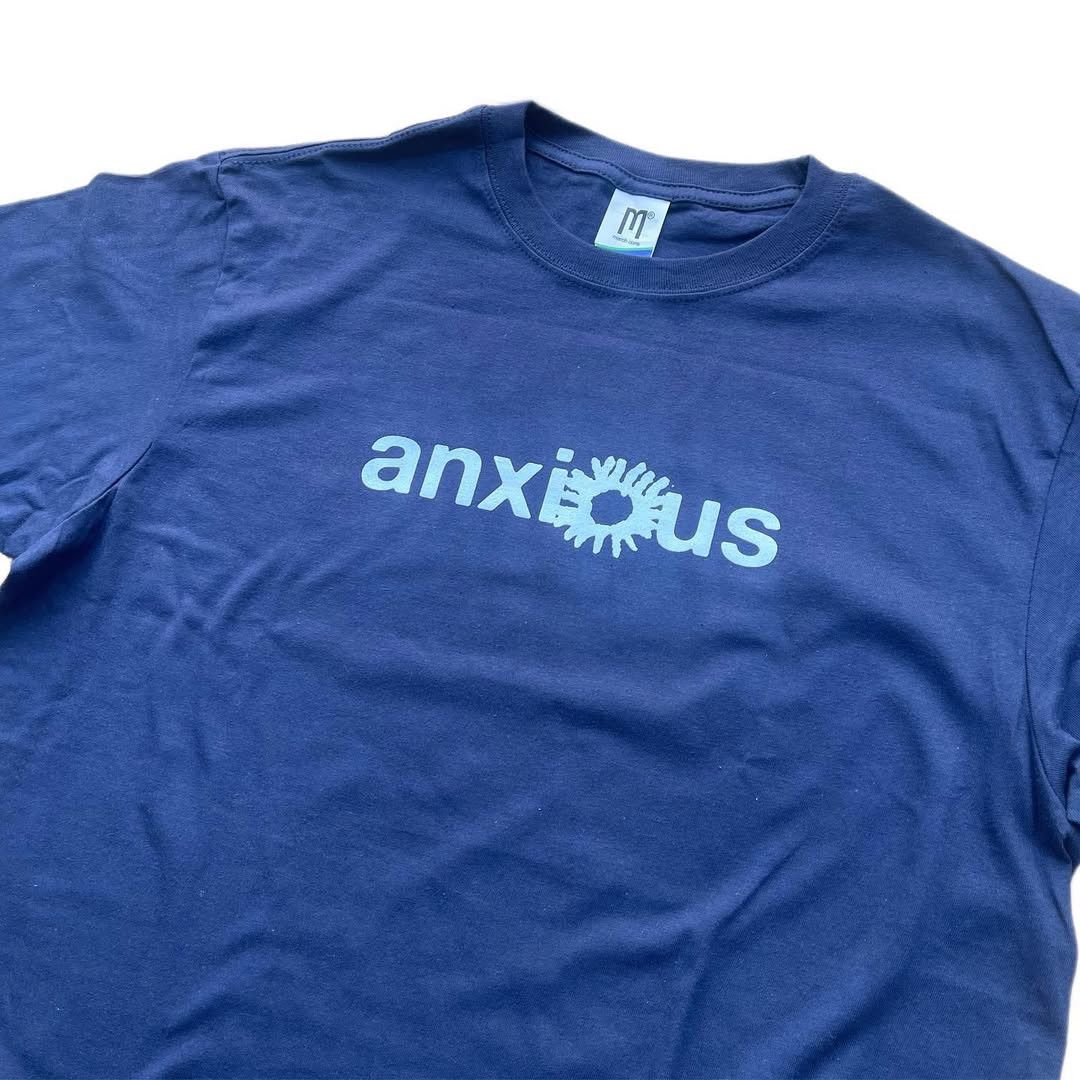 Band Tees Anxious RFC Records Blue hardcore band Tshirt tee Size US L / EU 52-54 / 3 - 3 Thumbnail