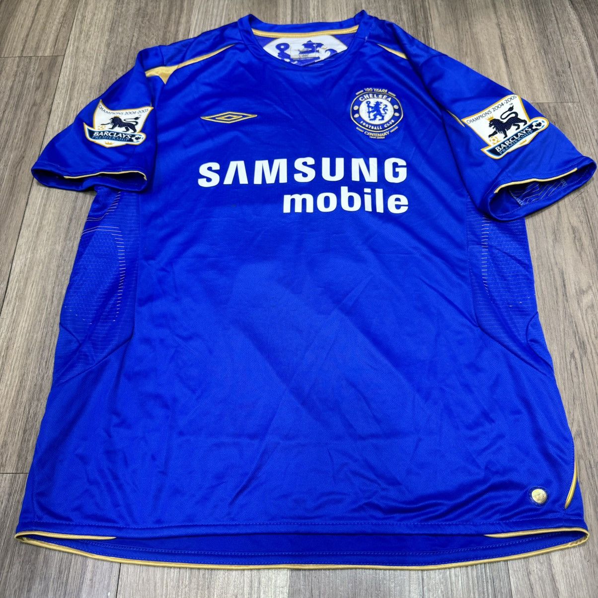 Umbro Chelsea 05/06 home shirt #10 J.Cole Size US L / EU 52-54 / 3 - 1 Thumbnail