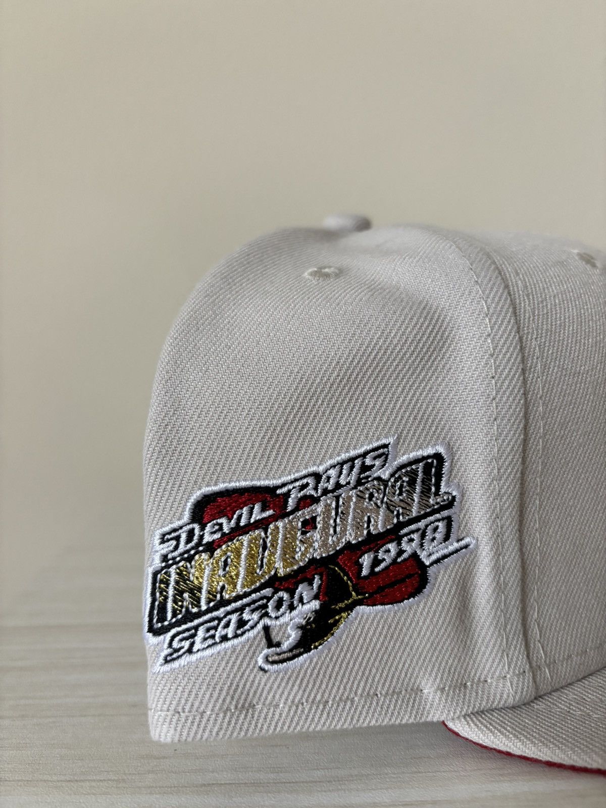 Topperz Tampa Bay Rays Fitted Size 7 1/2 Topperz Size ONE SIZE - 4 Thumbnail