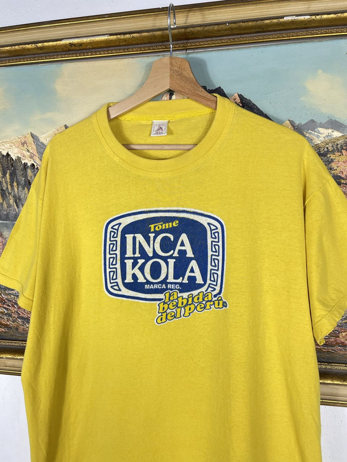 Vintage Yellow Inca Kola Vintage Retro 90s Tee T shirt Size US M / EU 48-50 / 2 - 4 Thumbnail