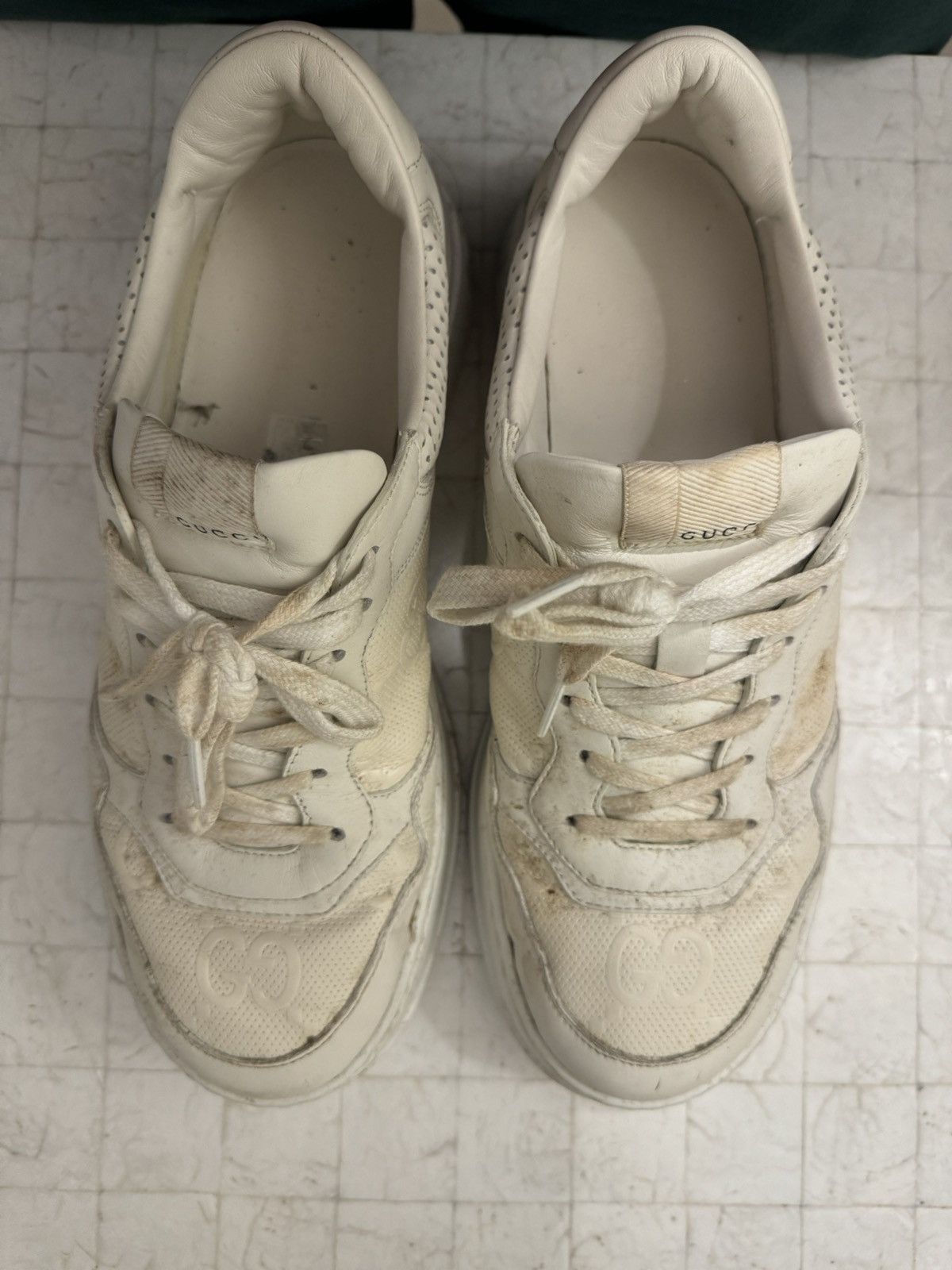 Gucci Gucci GG embossed sneaker Size US 11 / EU 44 - 8 Thumbnail