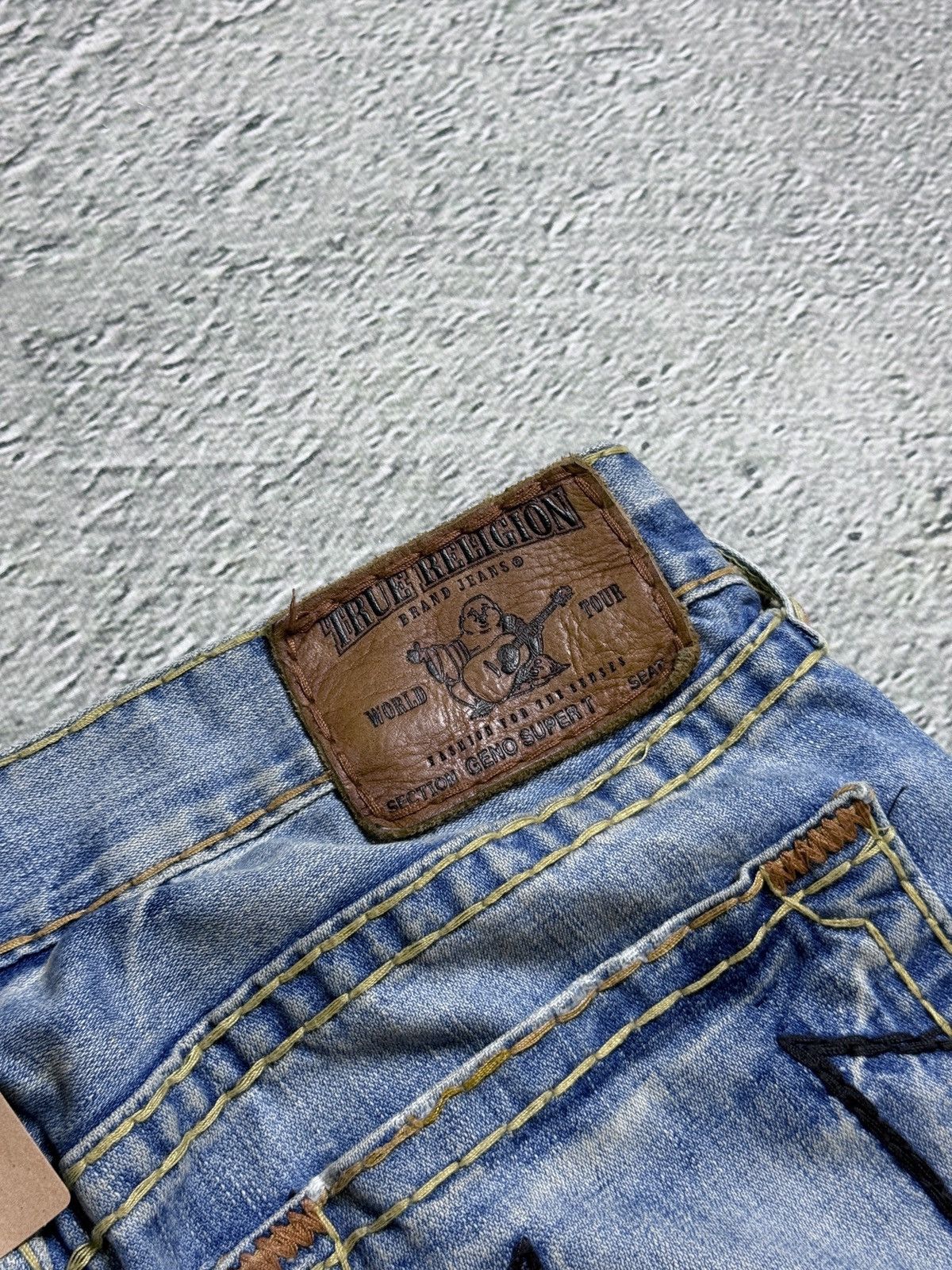 True Religion True Religion blue jeans Y2K Geno vintage thick stitching Size US 36 / EU 52 - 3 Thumbnail