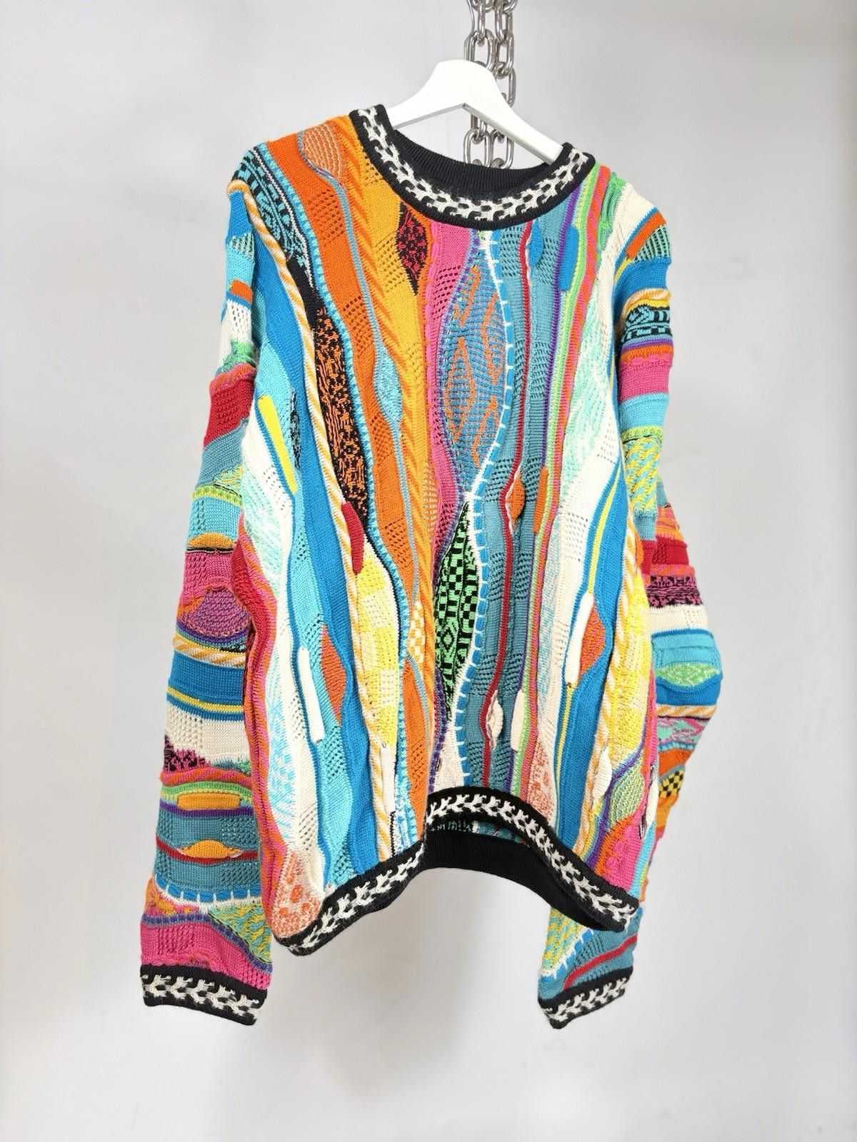 Coogi Vintage Coogi Australia 3D Multicolour 100% Wool Sweater Size US L / EU 52-54 / 3 - 1 Thumbnail