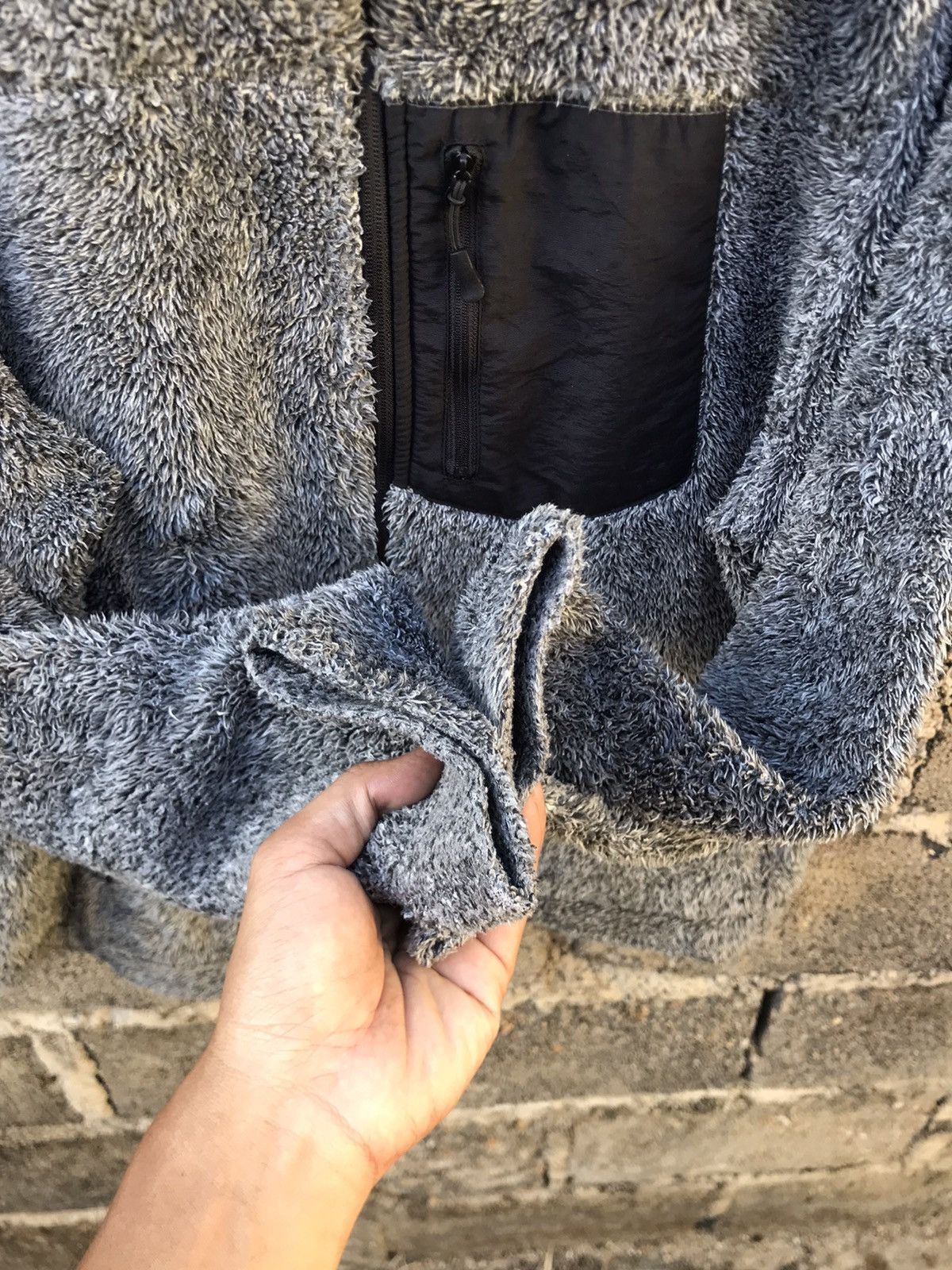 GU × Japanese Brand 🌟Gu Outdoor style Deep Pile Fleece Zipper Sweater Jacket Size US M / EU 48-50 / 2 - 8 Thumbnail