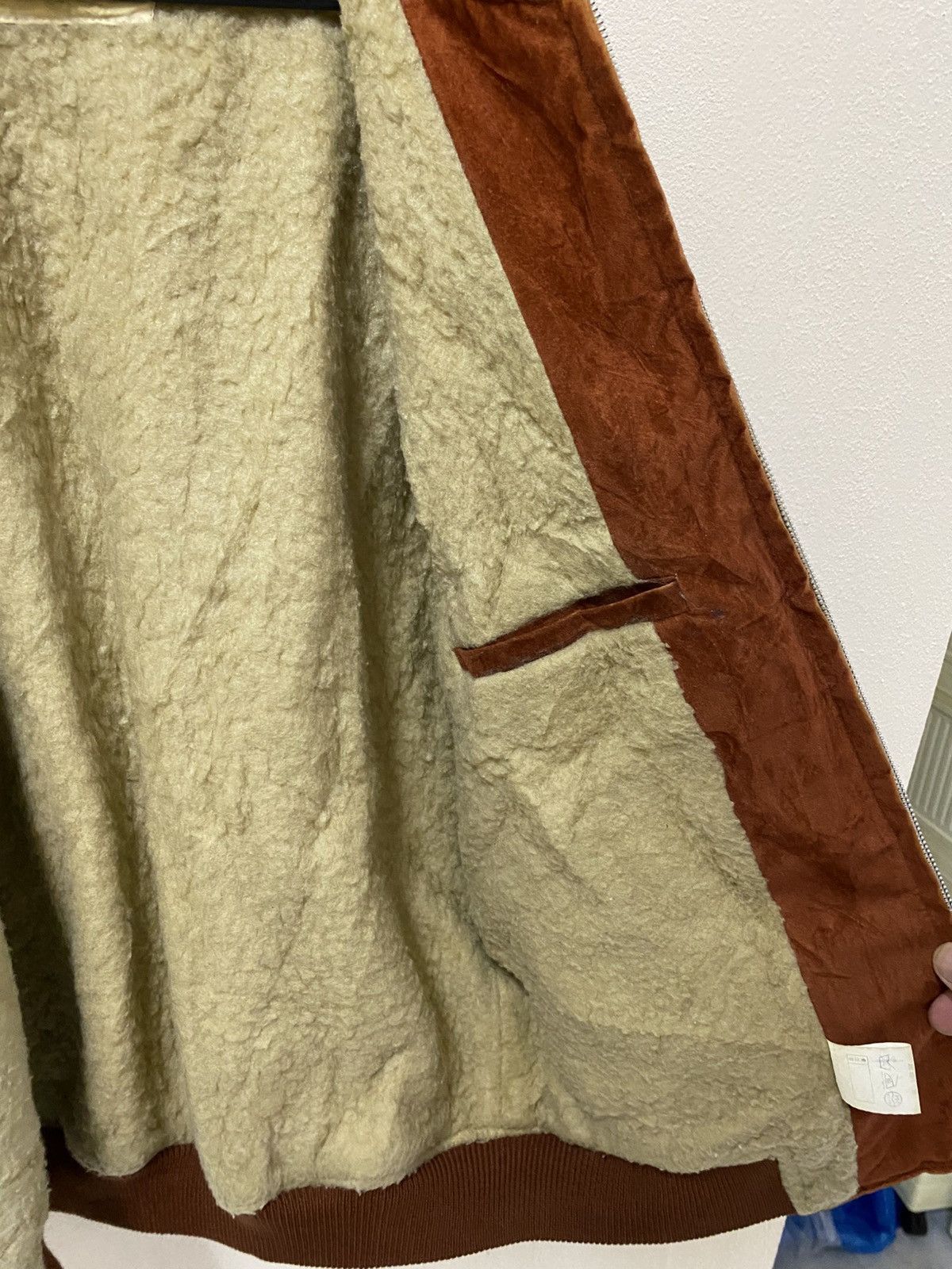 Japanese Brand Vintage Japanese Acrylic Bomber Jacket Brown Made in Japan Size US M / EU 48-50 / 2 - 13 Thumbnail