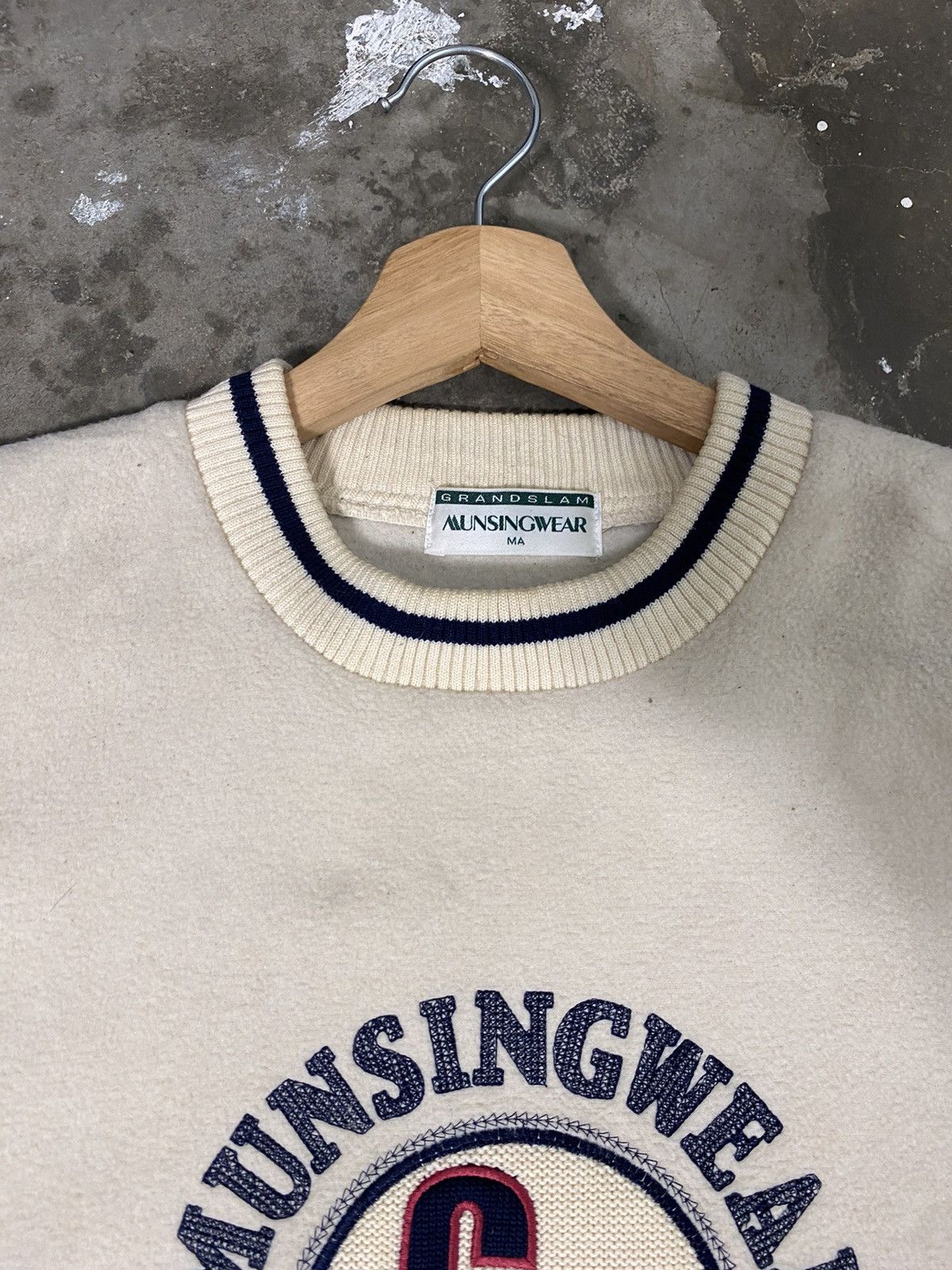 Japanese Brand A11 Vintage 80s Grandslam Musingwear Golf Sweatshirt Knit Size US L / EU 52-54 / 3 - 7 Thumbnail