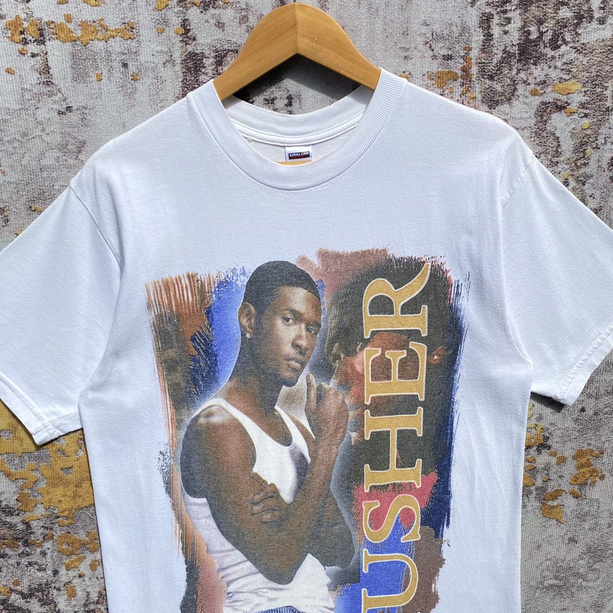 Band Tees Vintage Y2K Kanye West Usher Shirt The Truth Tour Rap 2004 Size US M / EU 48-50 / 2 - 7 Thumbnail