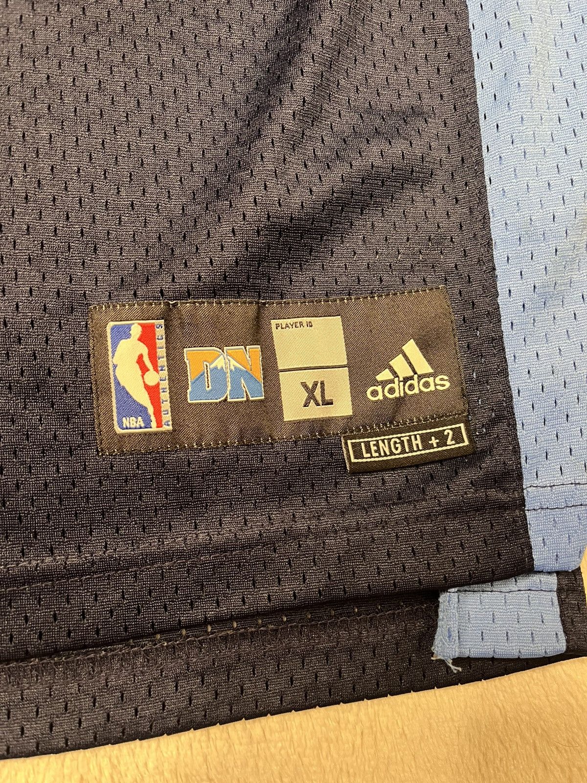 Adidas Adidas NBA Denver Nuggets Carmelo Anthony Stitched Jersey Size US XL / EU 56 / 4 - 3 Thumbnail