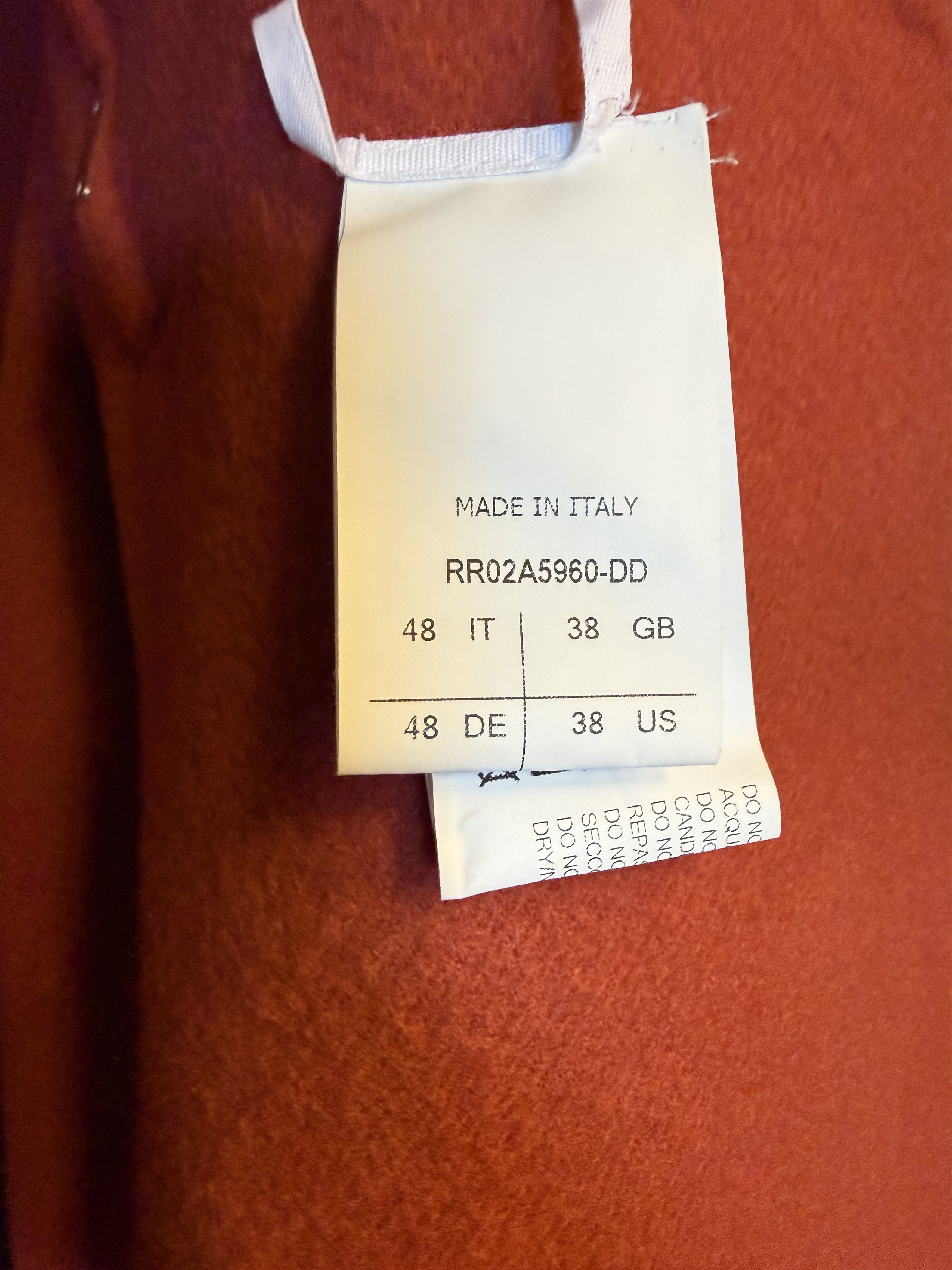 Rick Owens Rick Owens Klaus Coat, Rare Red Sample Size US M / EU 48-50 / 2 - 5 Thumbnail