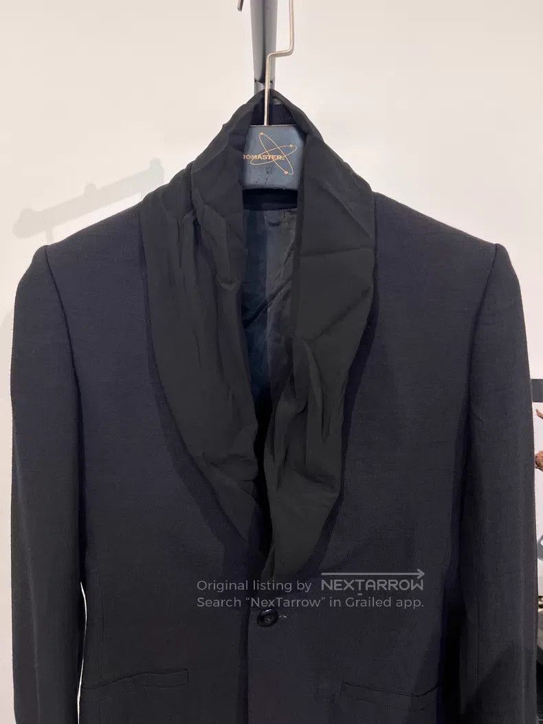 Rick Owens Rick Owens Pleated satin lapel blazer jacket Size US S / EU 44-46 / 1 - 3 Thumbnail